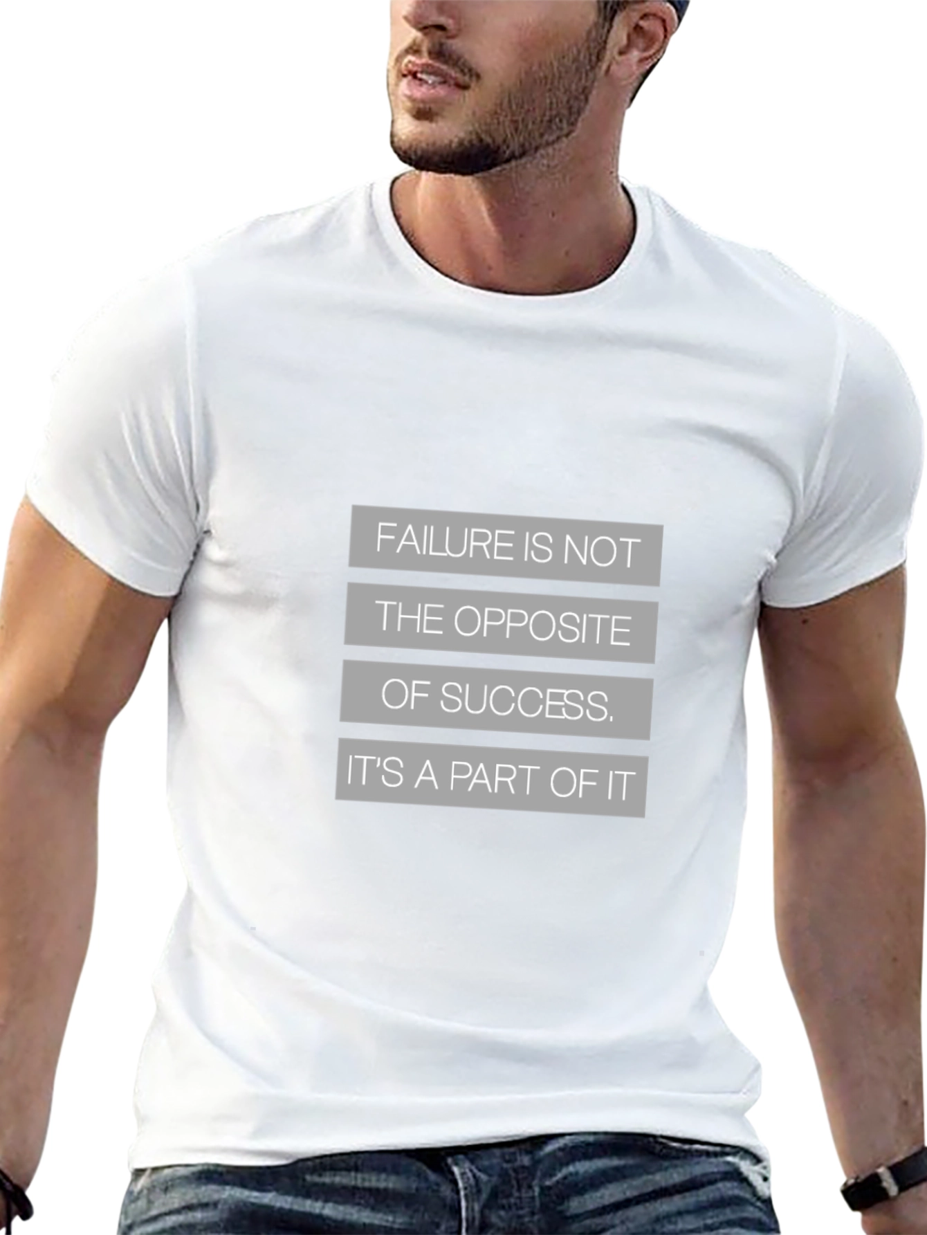 Inspirational Quote T-Shirt - Failure is Part of Success