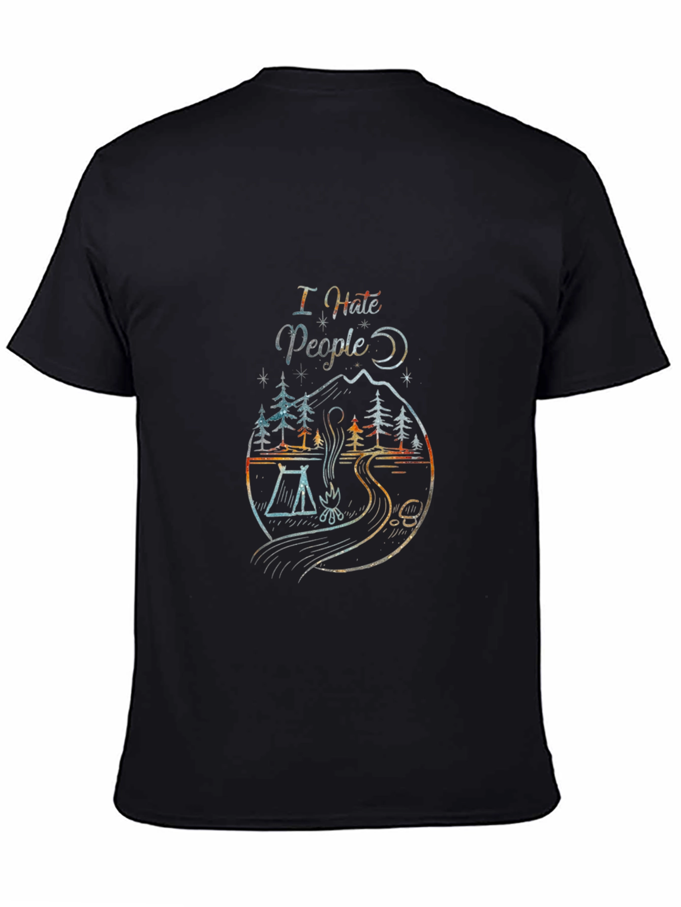 I Hate People Camping Graphic Tee