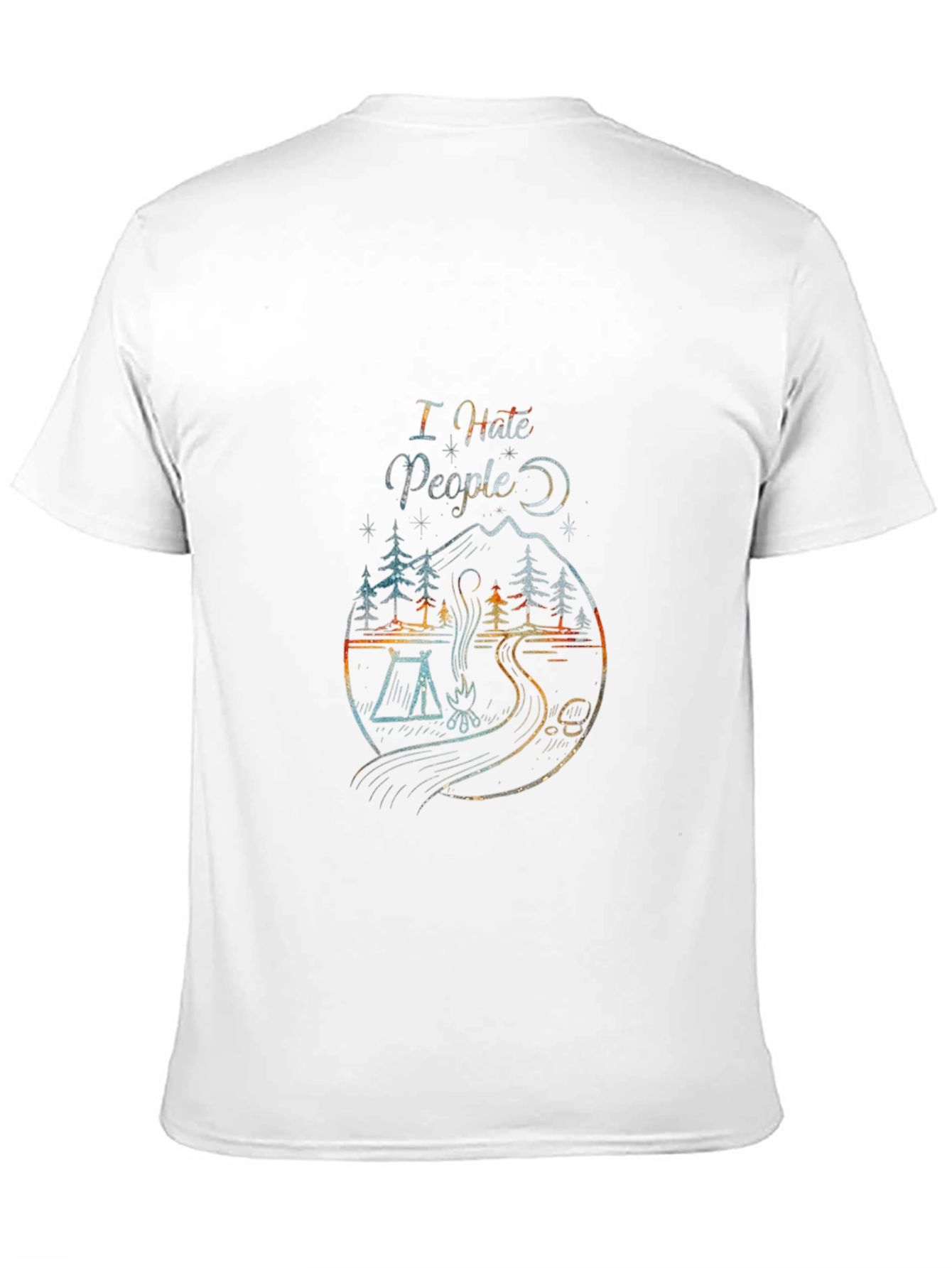 I Hate People Camping Graphic Tee