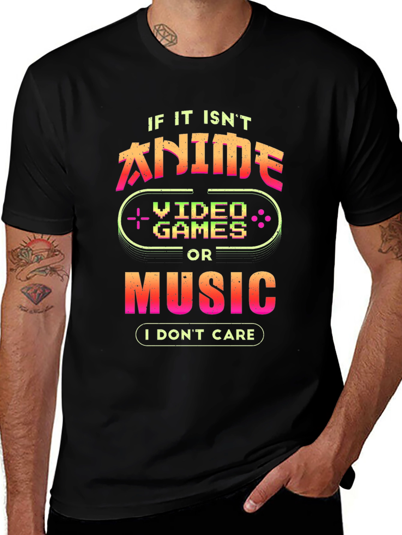 Anime Music Video Games T-Shirt