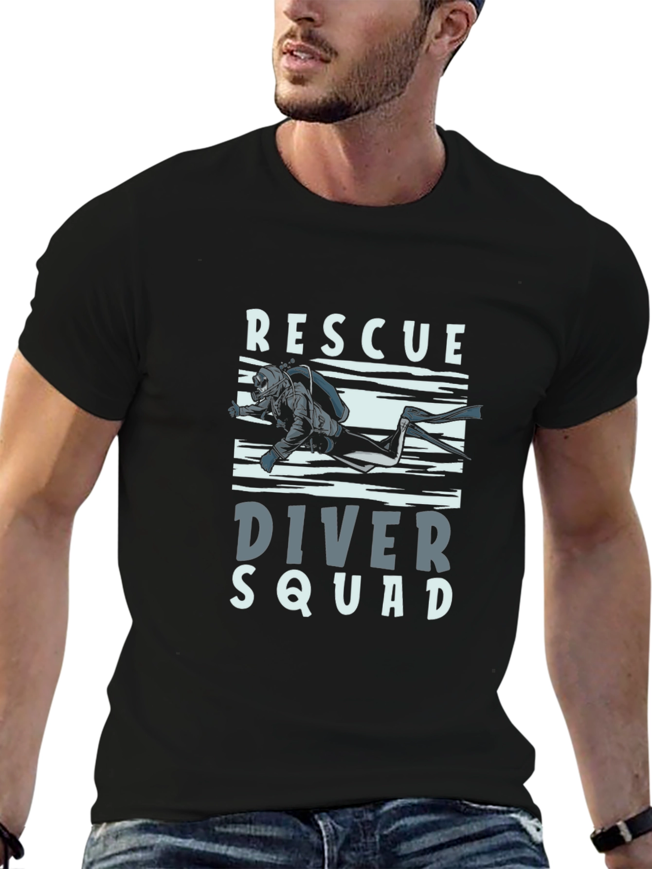 Rescue Diver Squad T-Shirt - Dive Team Apparel