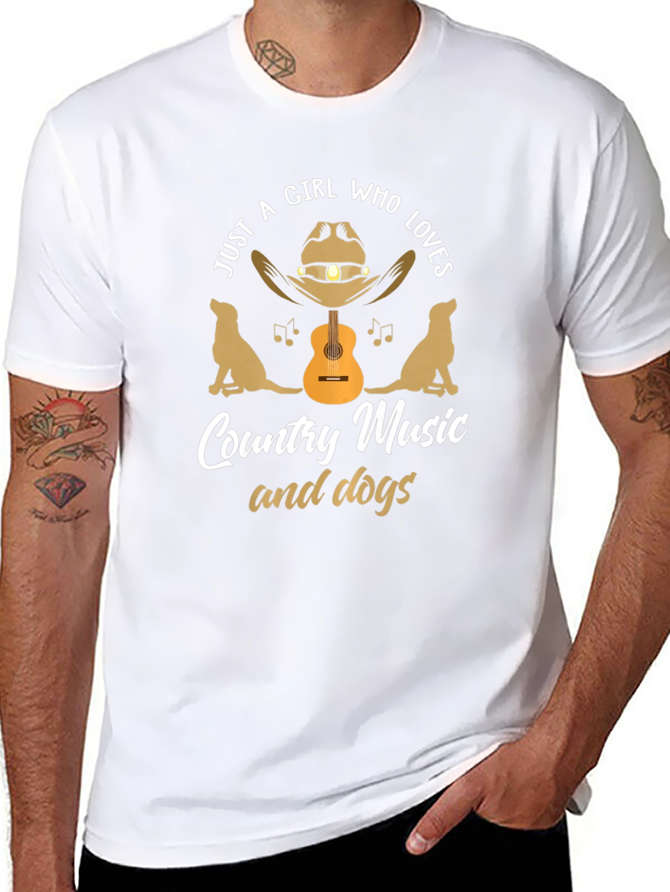 Country Music & Dog Lover T-Shirt