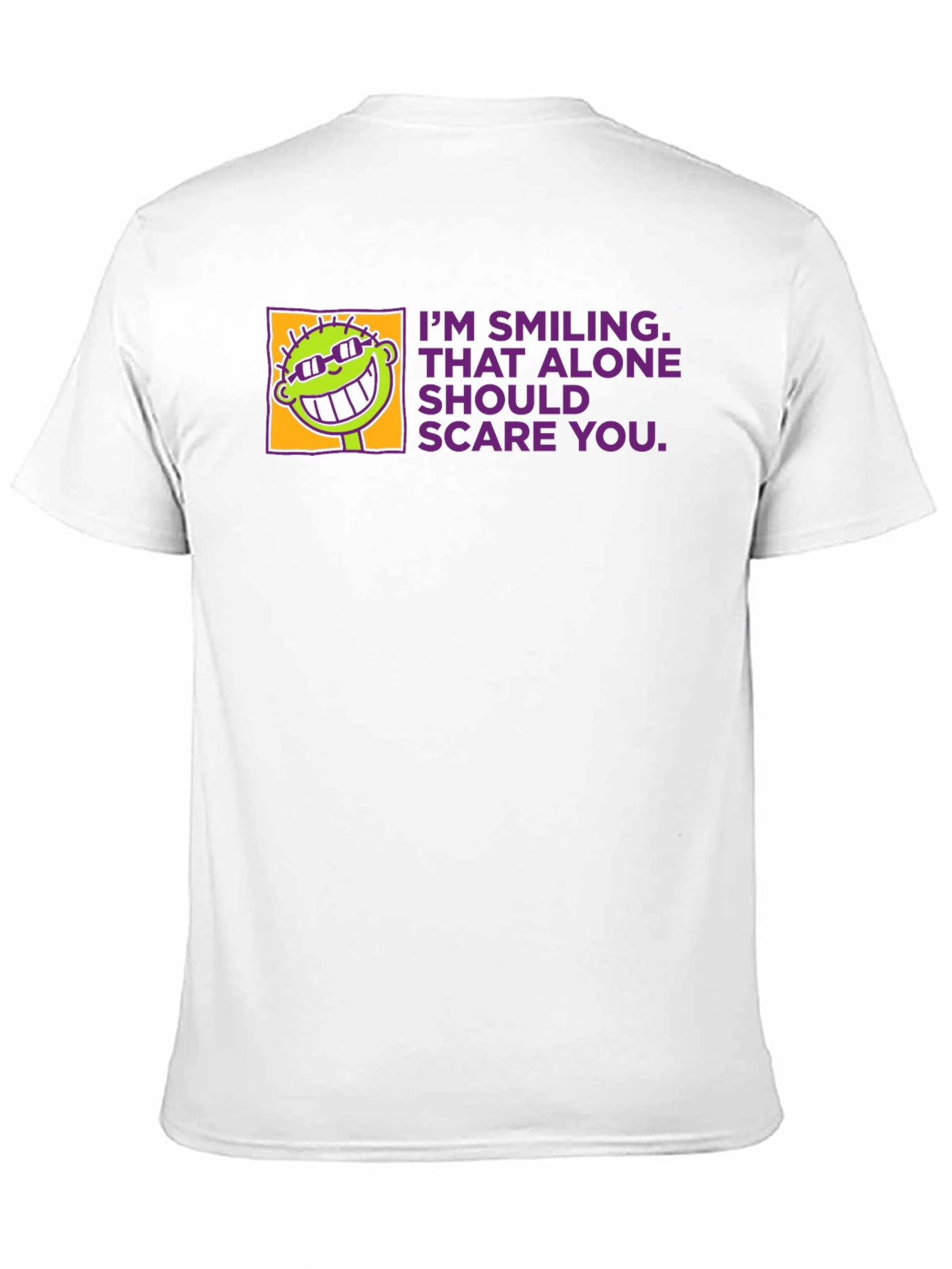 Smiling Alone Tee - Funny Graphic T-Shirt