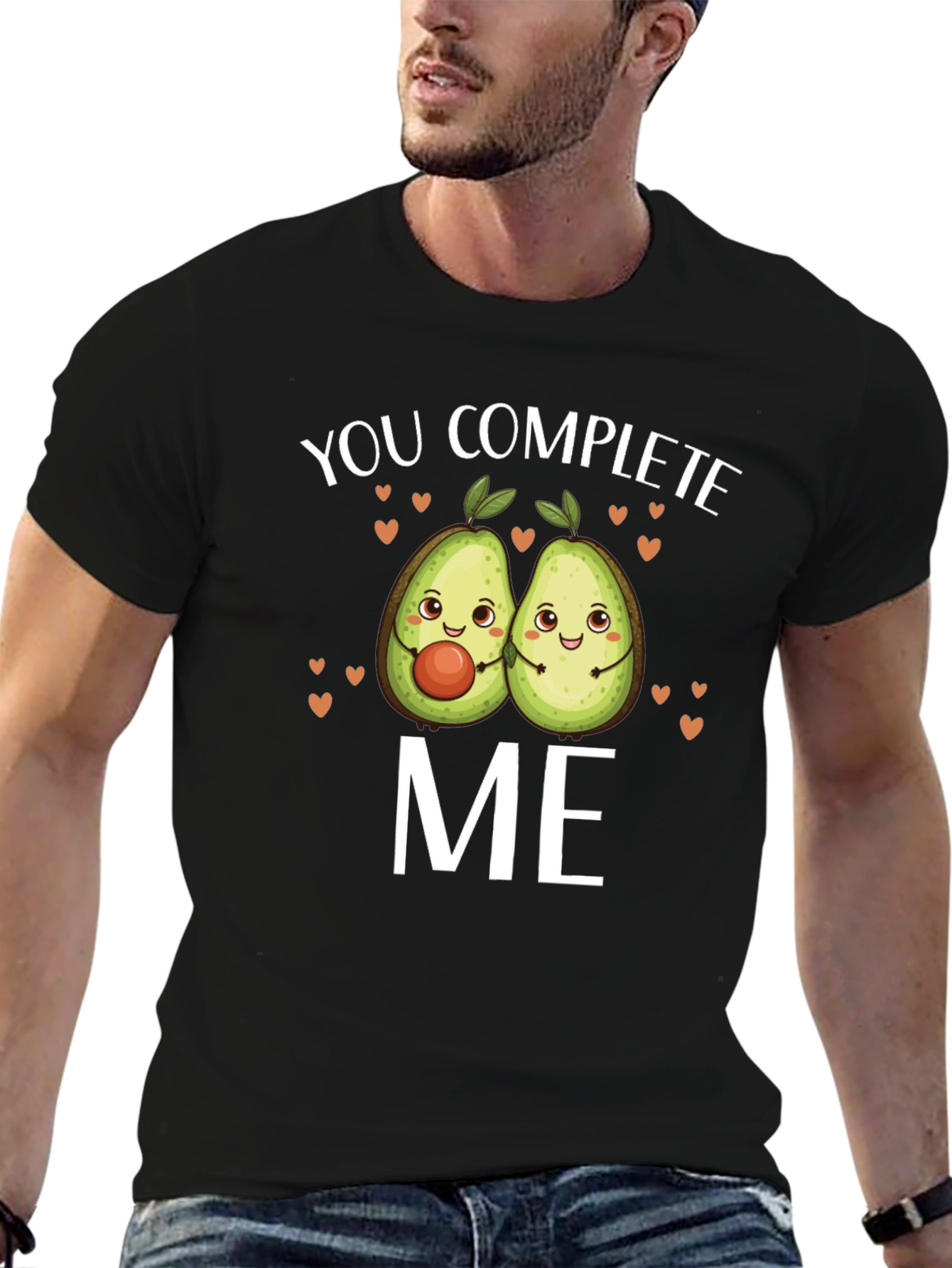 You Complete Me Avocado Graphic T-Shirt