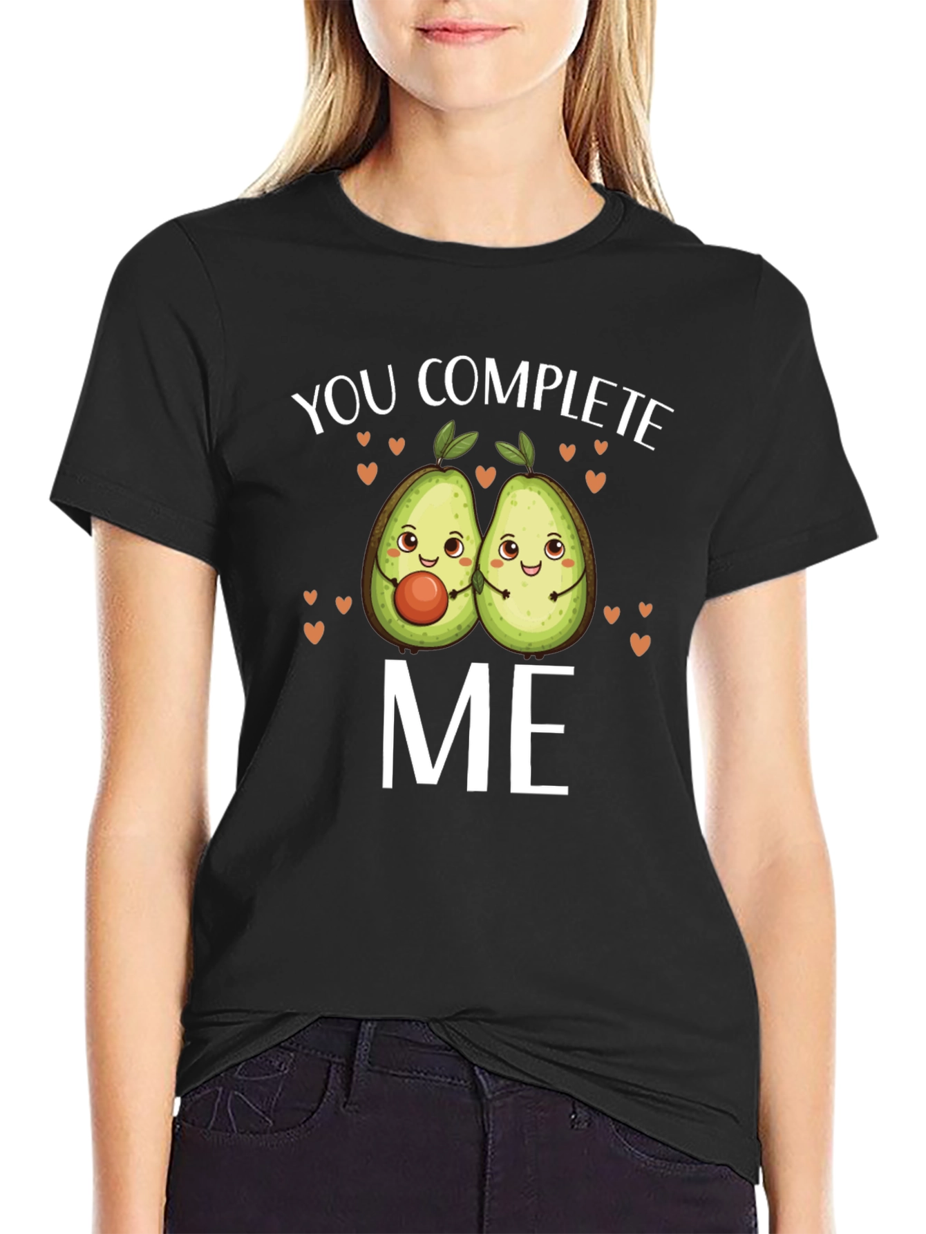 You Complete Me Avocado Graphic T-Shirt