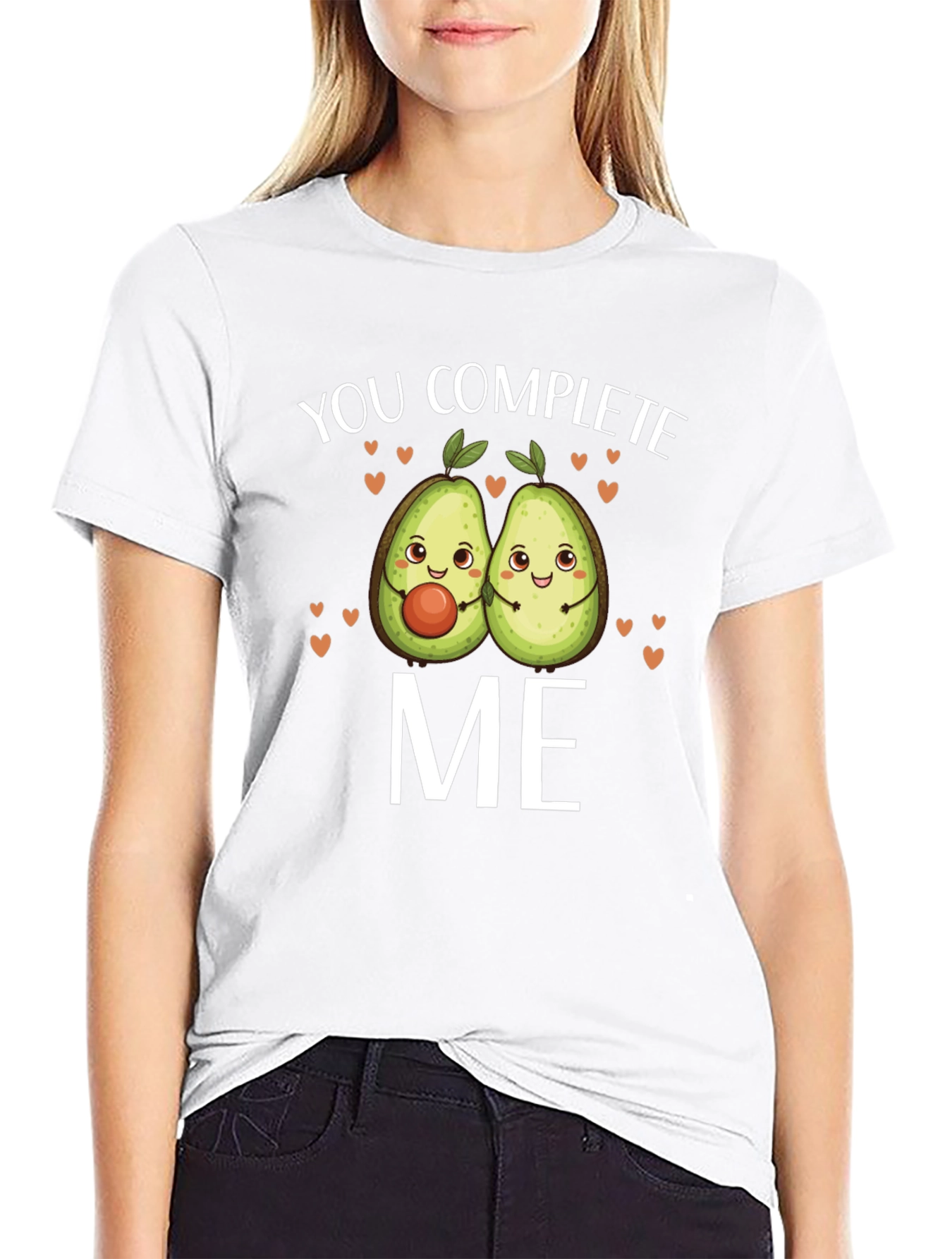 You Complete Me Avocado Graphic T-Shirt