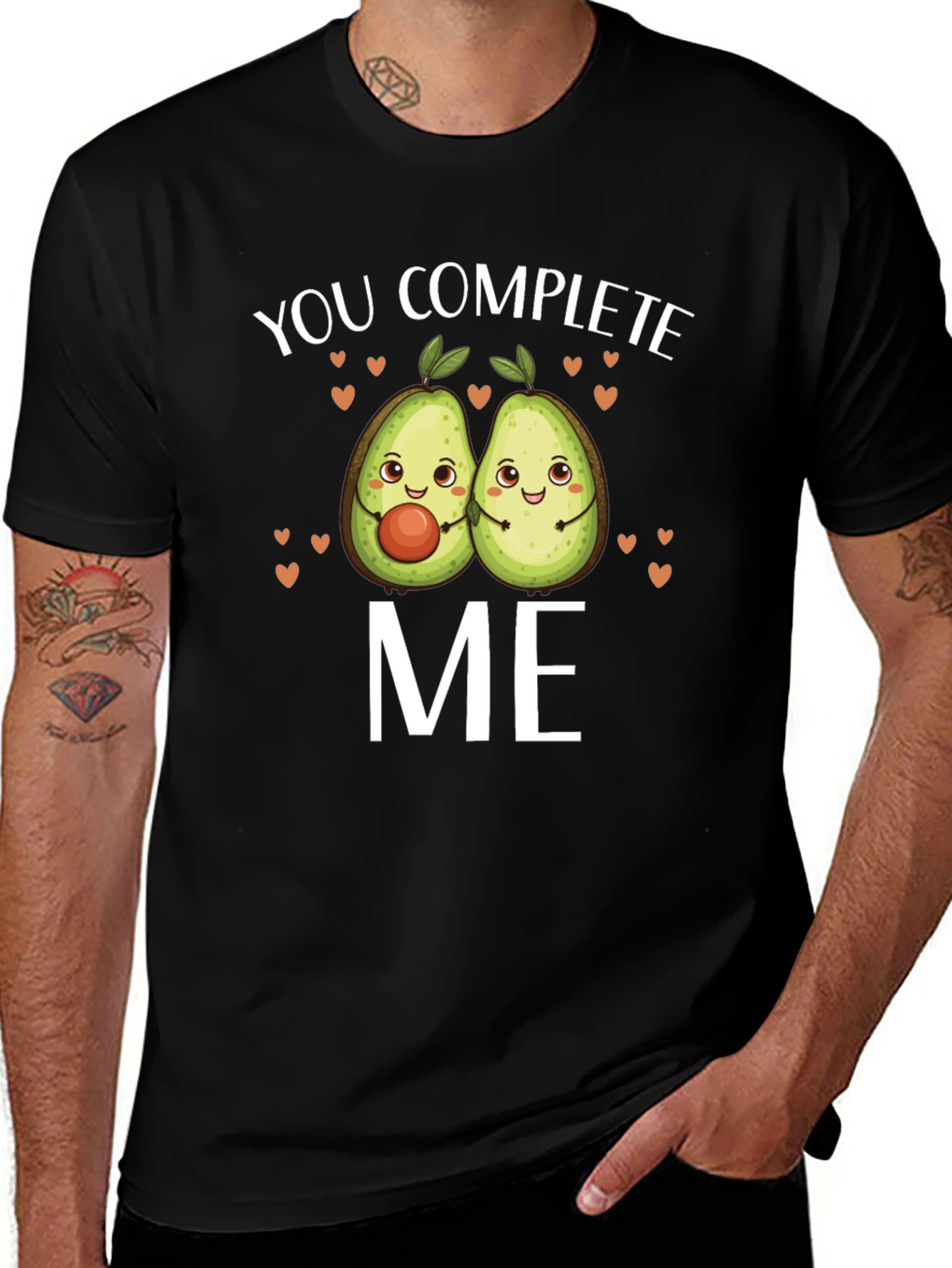 You Complete Me Avocado Graphic T-Shirt