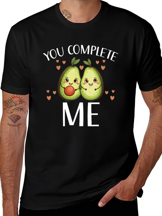 You Complete Me Avocado Graphic T-Shirt