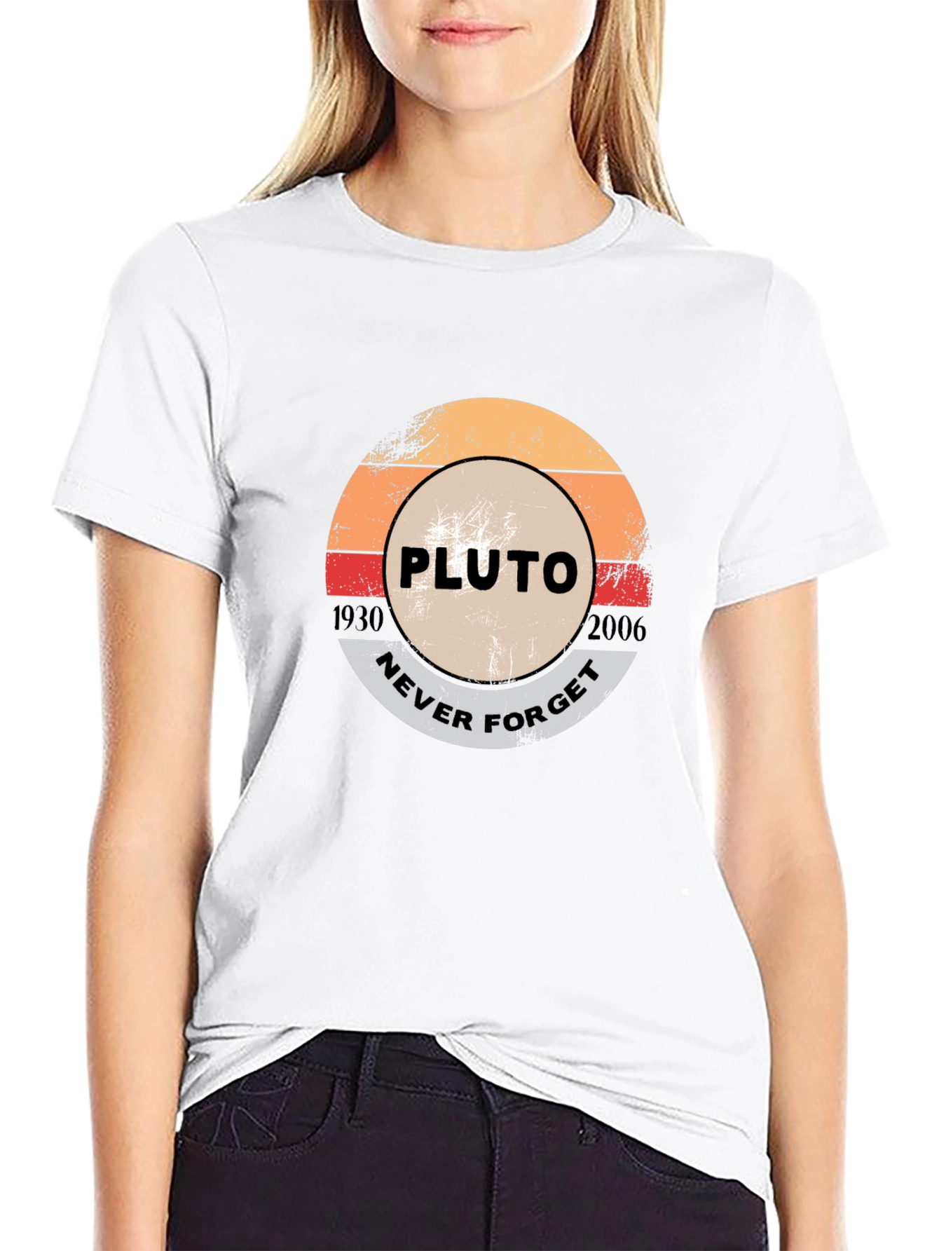 Pluto Never Forget Graphic T-Shirt