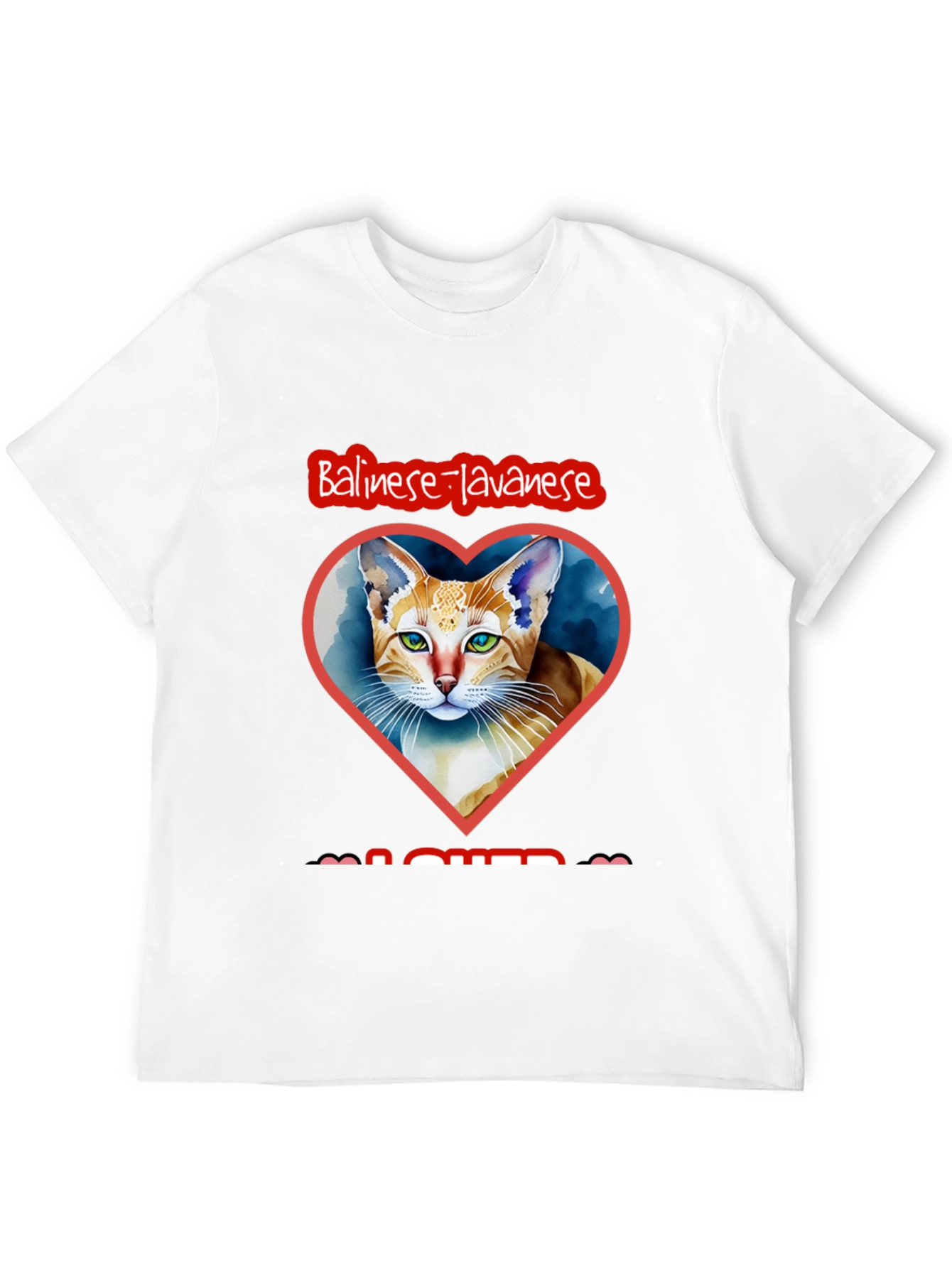Balinese-Javanese Cat Lover T-Shirt
