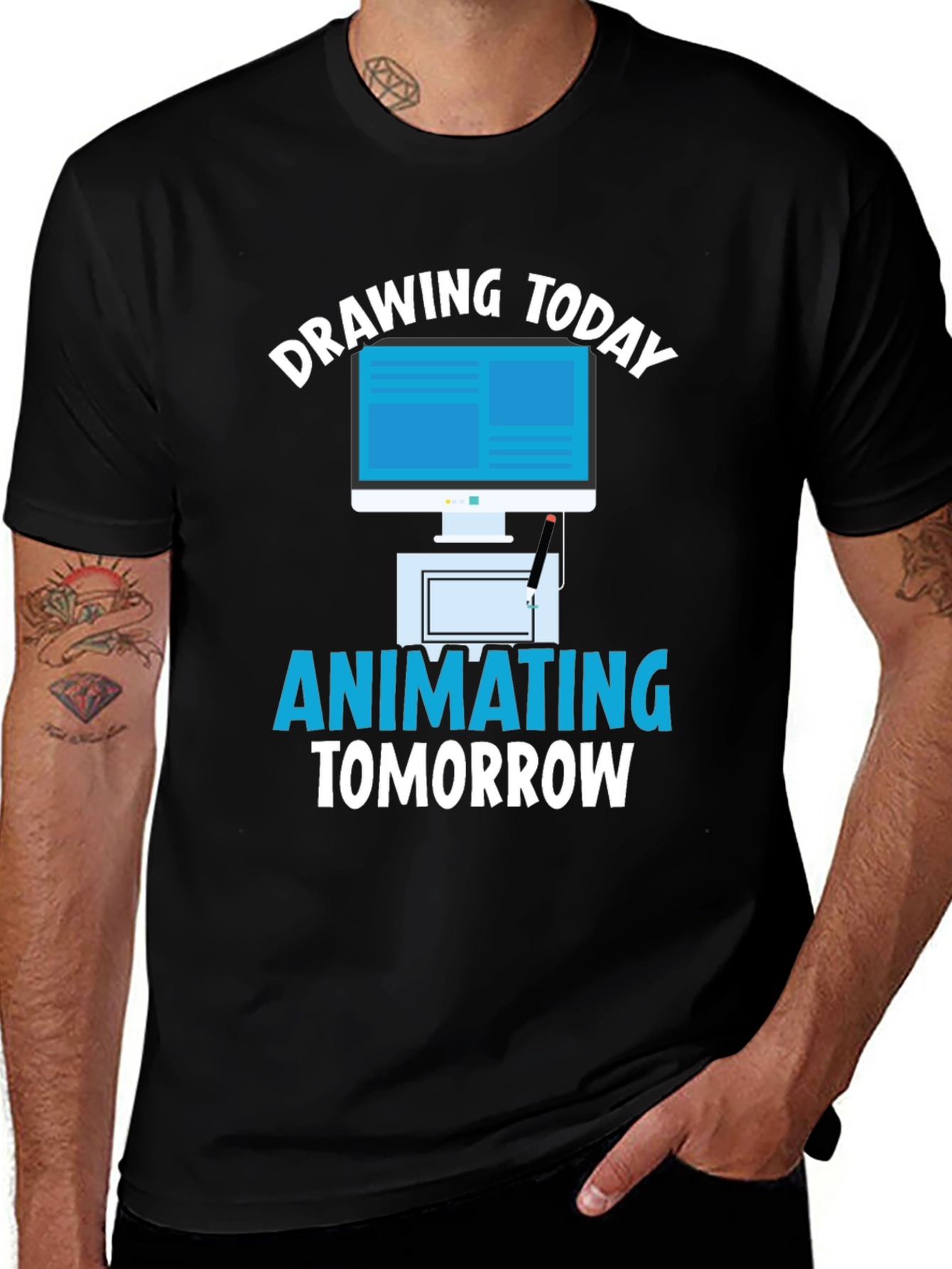 Drawing Today Animating Tomorrow Graphic T-Shirt