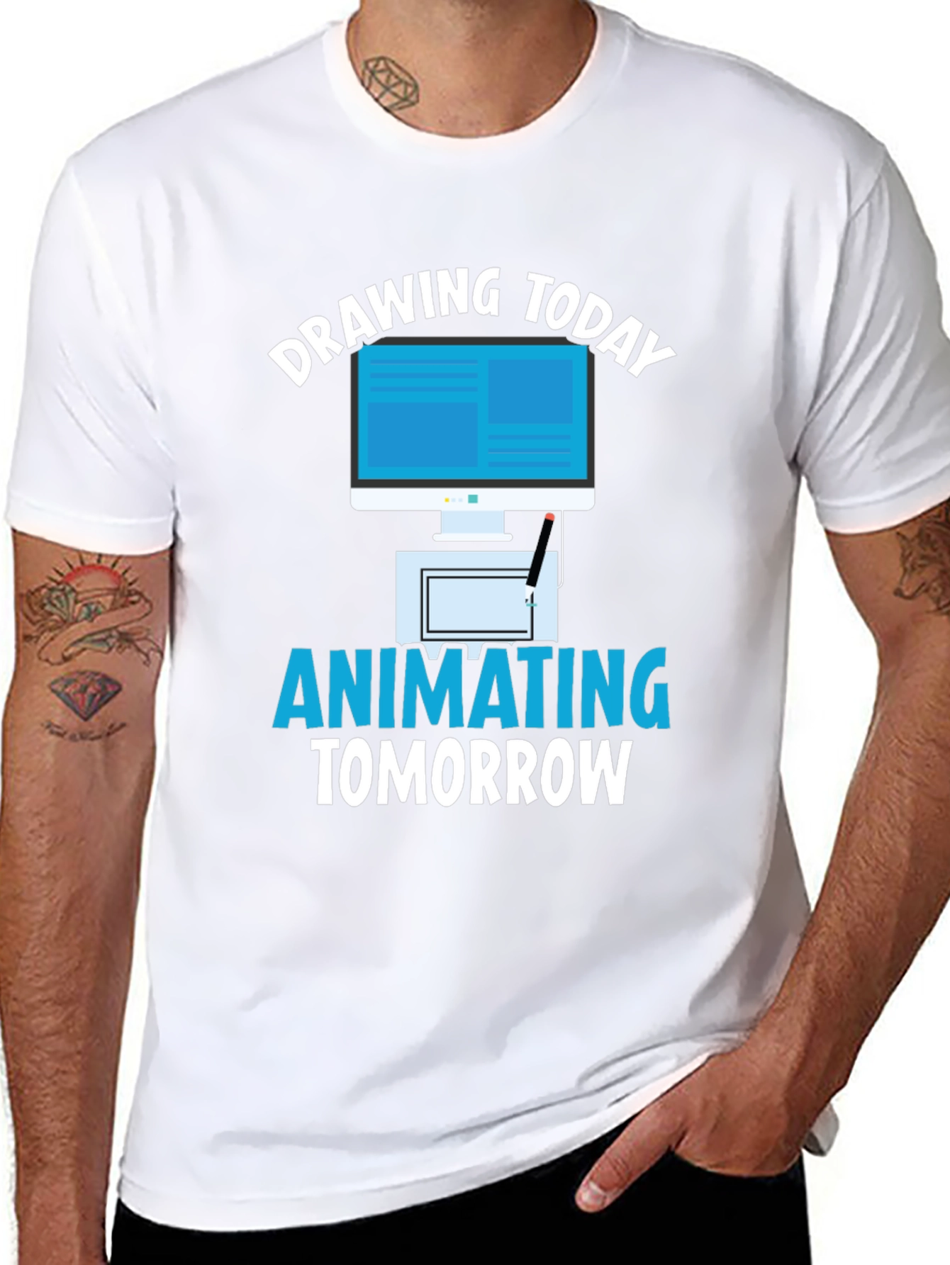 Drawing Today Animating Tomorrow Graphic T-Shirt
