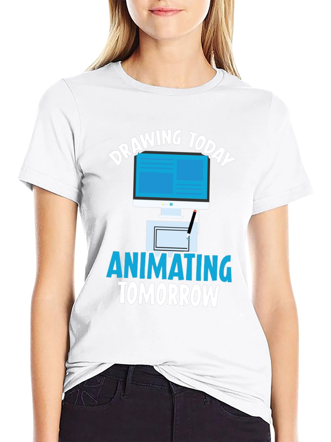 Drawing Today Animating Tomorrow Graphic T-Shirt