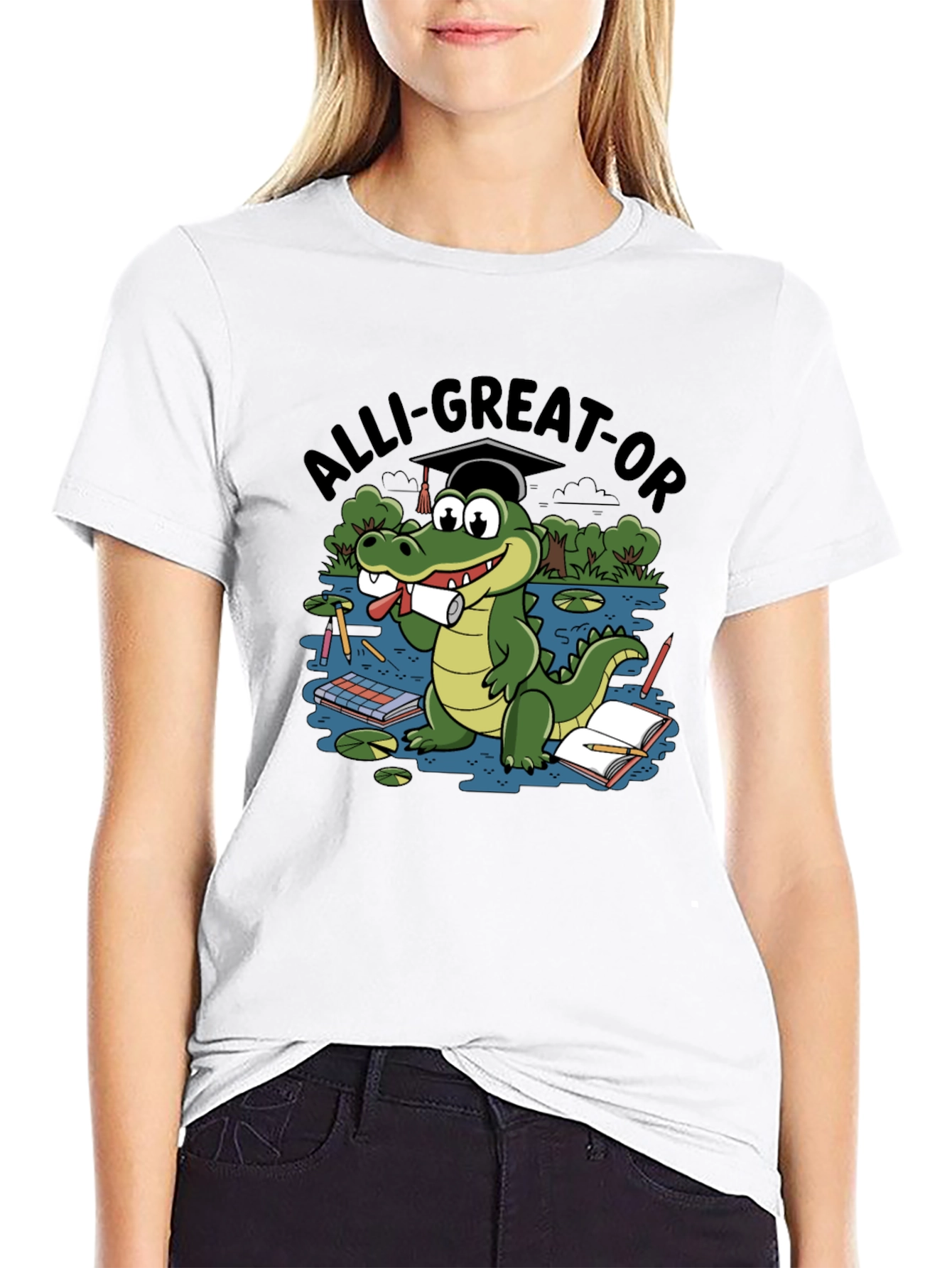 Alli-Great-Or Graduation Alligator T-Shirt