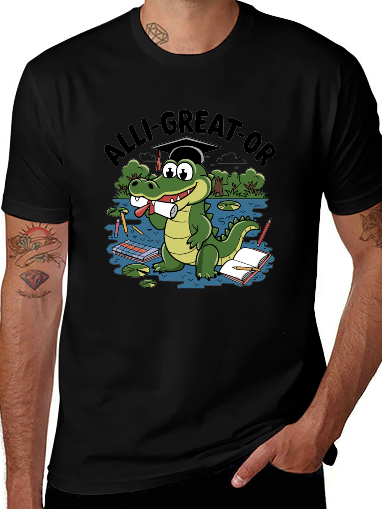 Alli-Great-Or Graduation Alligator T-Shirt