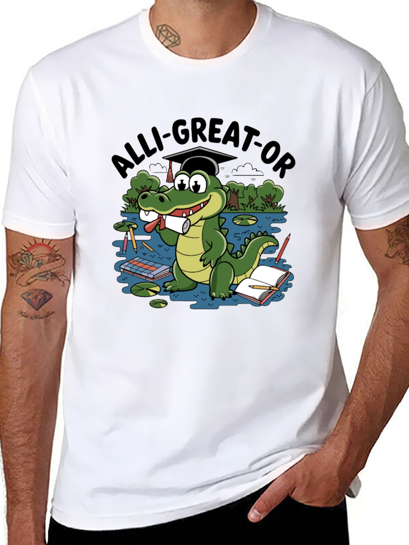 Alli-Great-Or Graduation Alligator T-Shirt