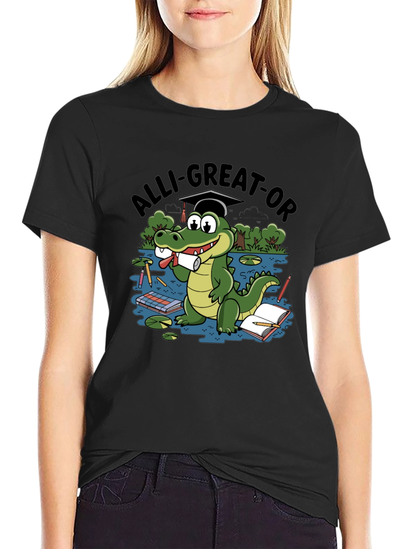 Alli-Great-Or Graduation Alligator T-Shirt