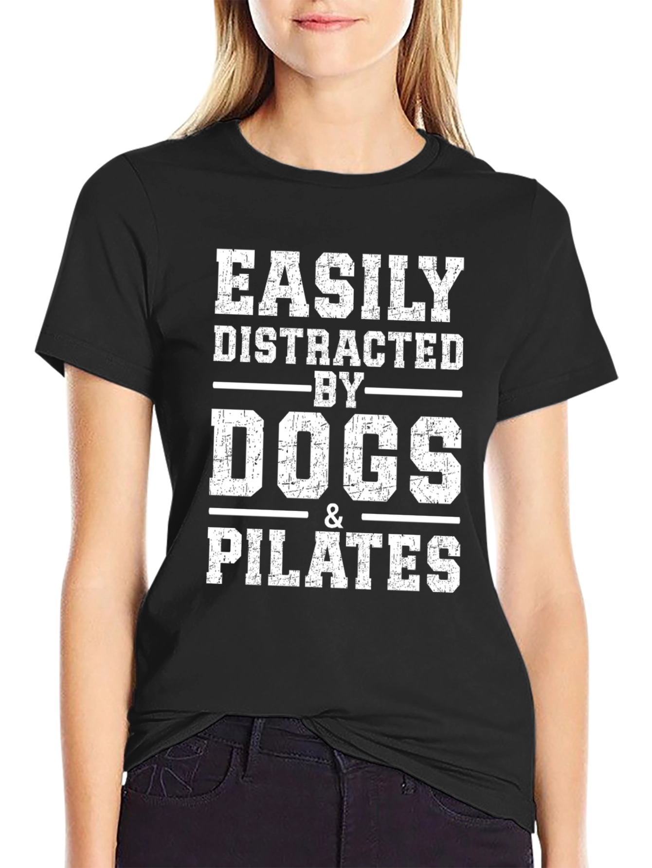 Dogs & Pilates Distraction Tee