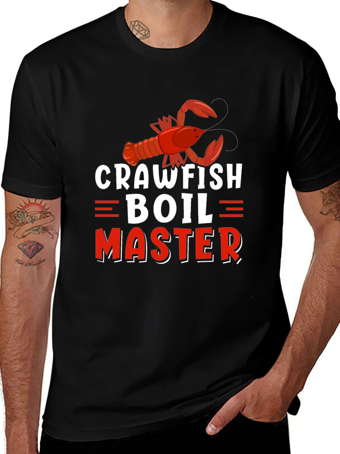 Crawfish Boil Master T-Shirt - Seafood Party Apparel