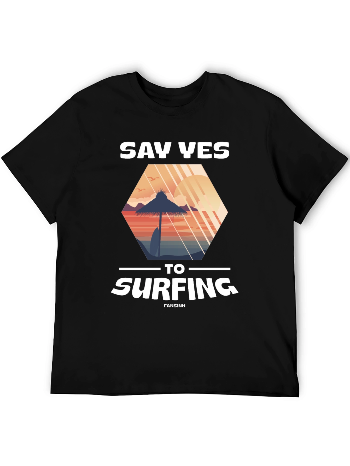 Say Yes to Surfing Graphic Tee - Beach Vibes