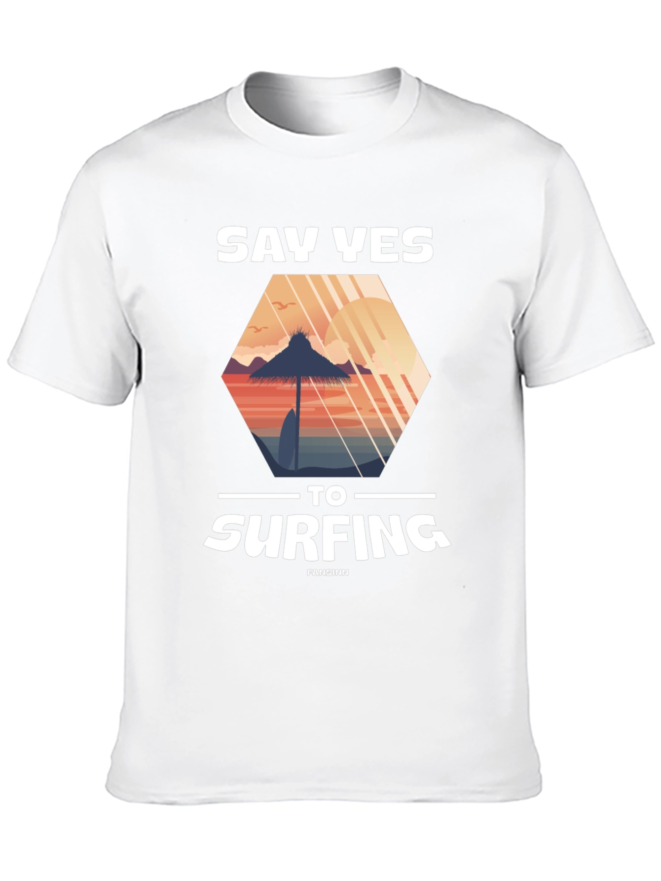 Say Yes to Surfing Graphic Tee - Beach Vibes