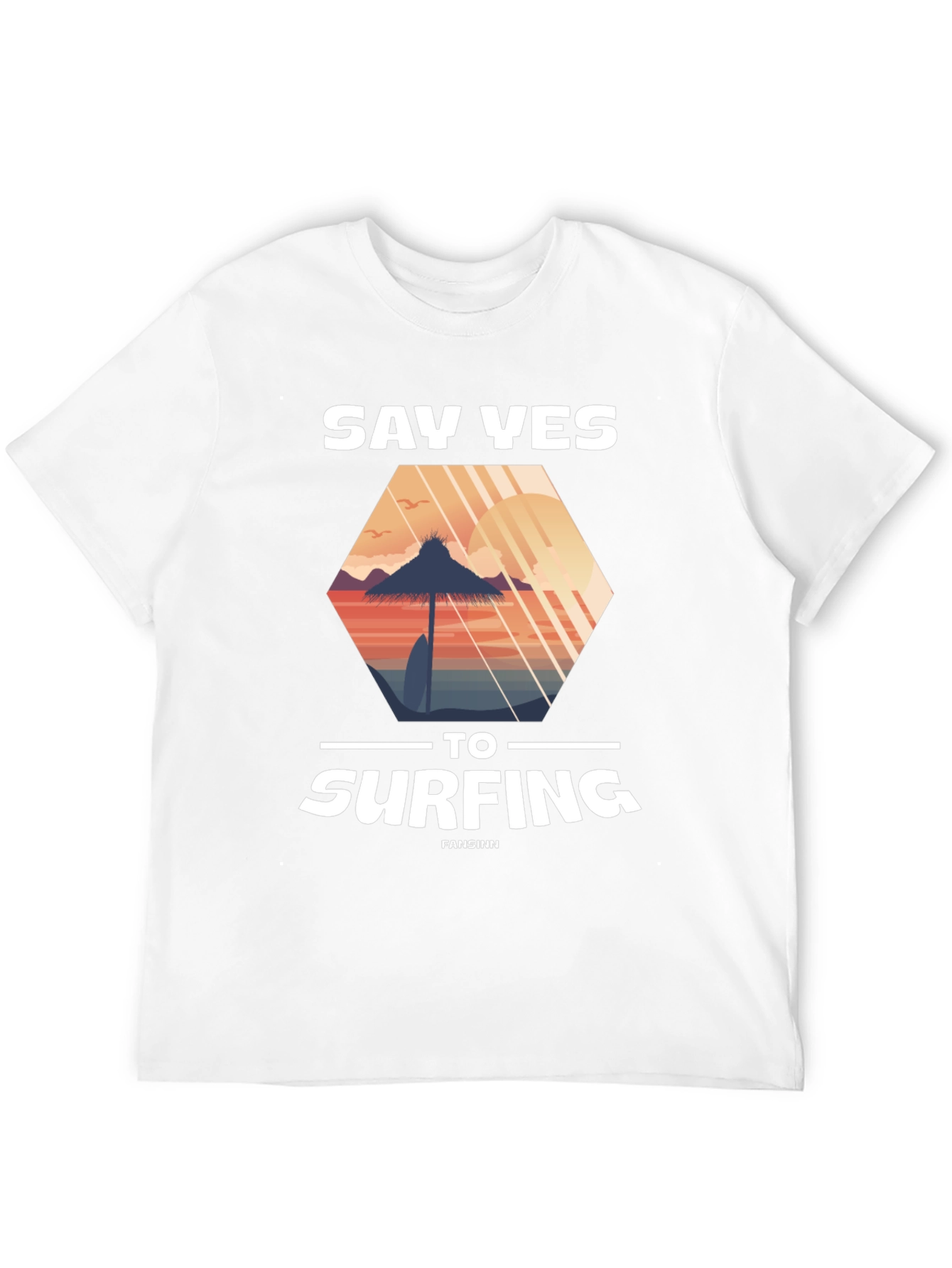 Say Yes to Surfing Graphic Tee - Beach Vibes