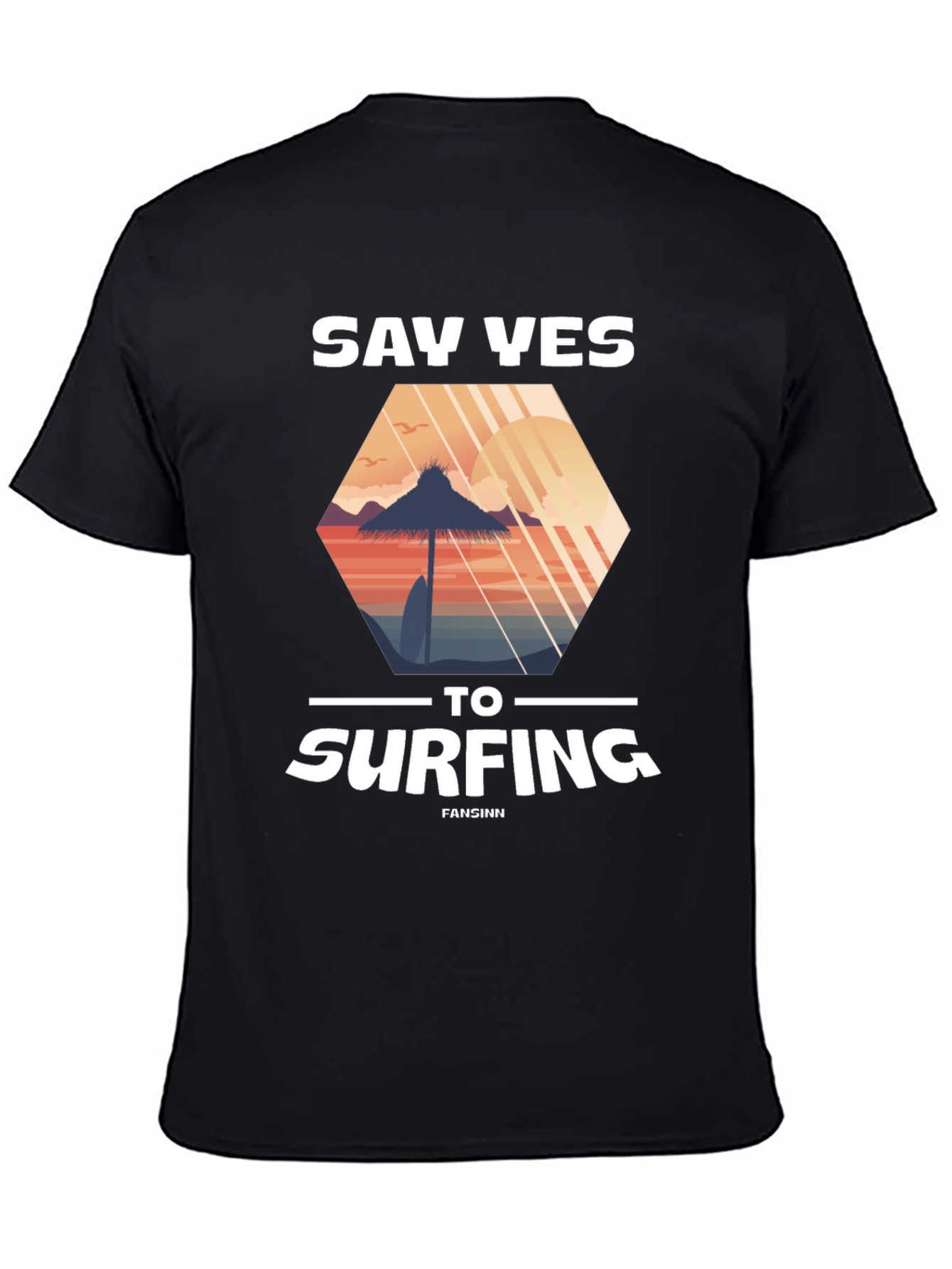 Say Yes to Surfing Graphic Tee - Beach Vibes