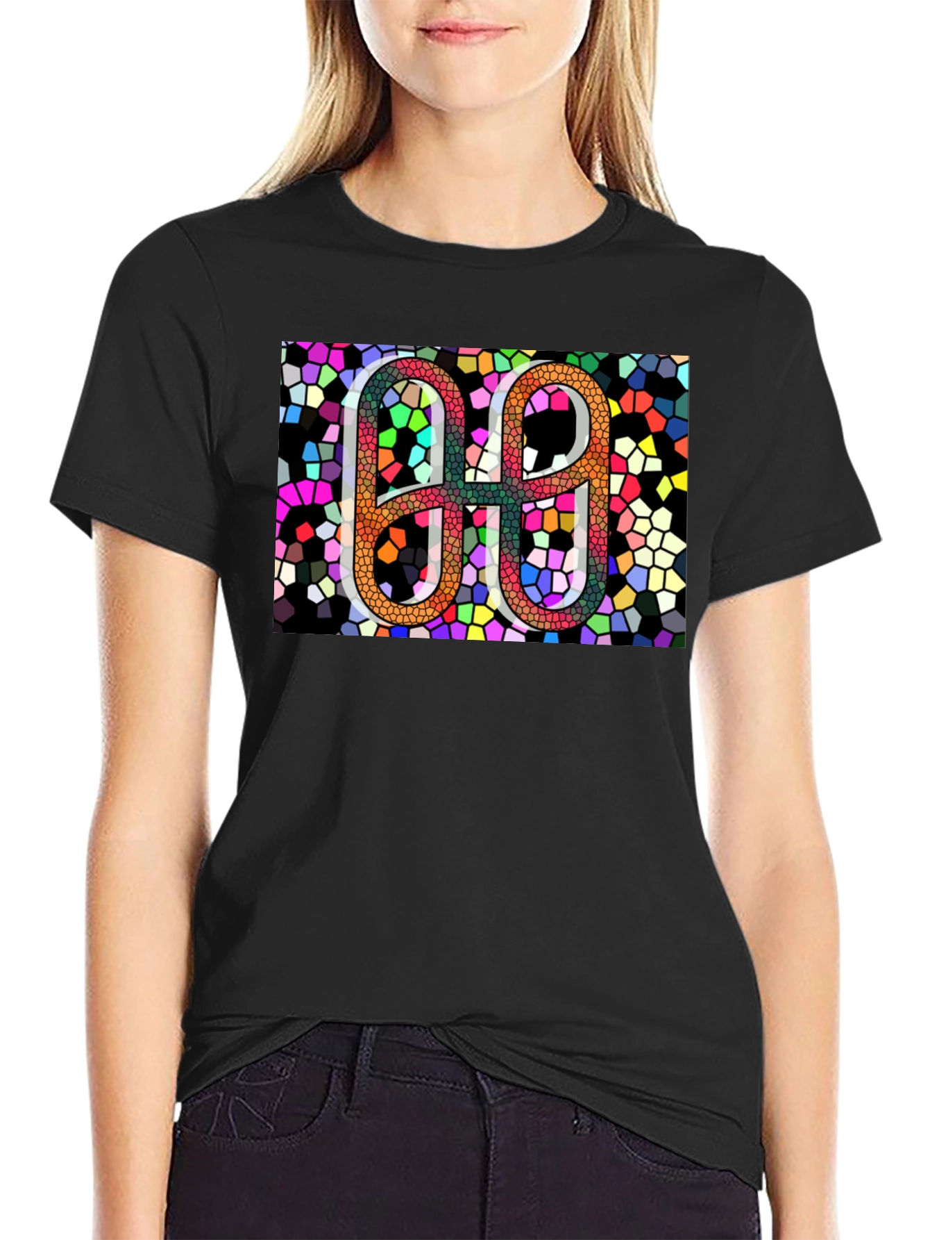 Abstract Mosaic Number T-Shirt