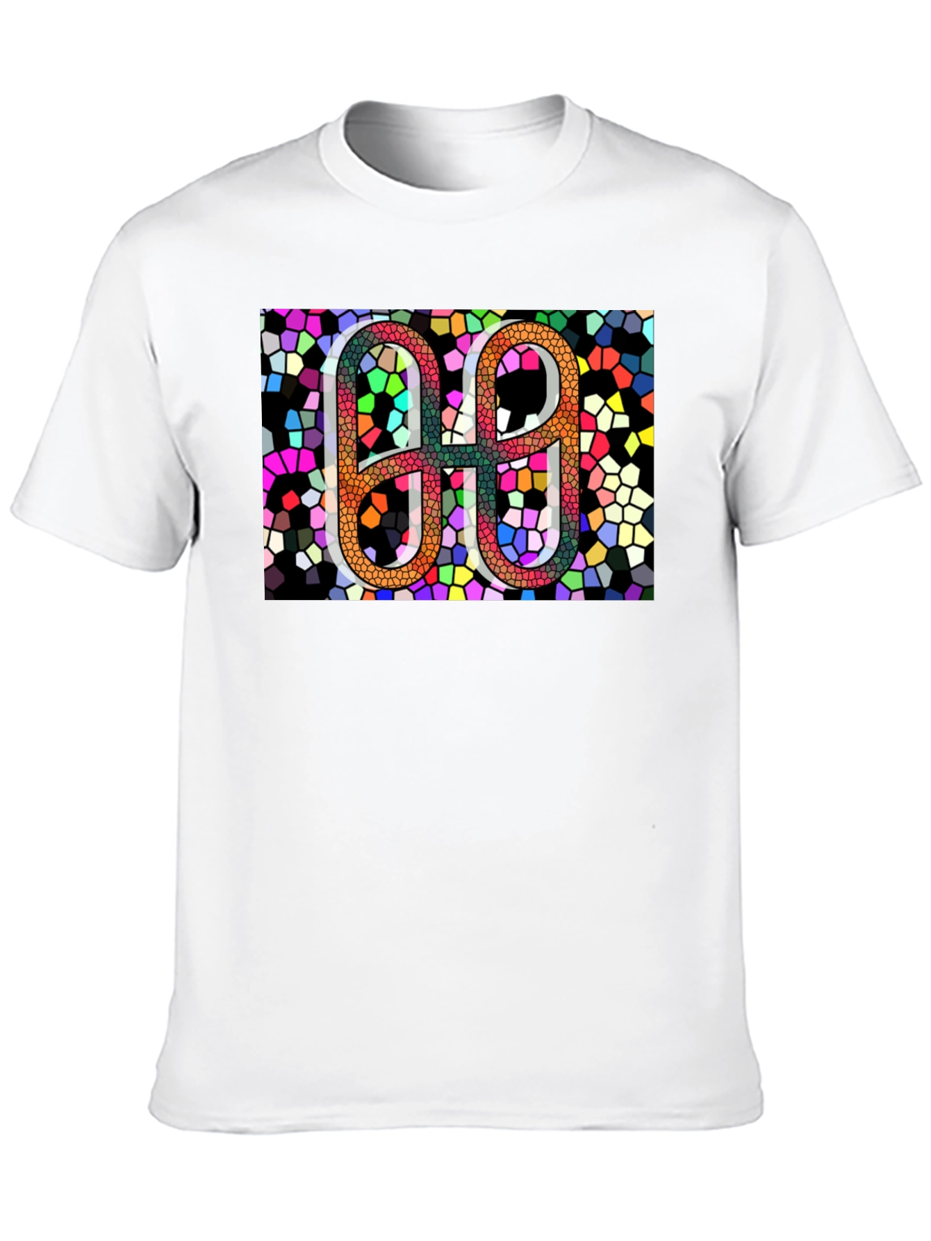 Abstract Mosaic Number T-Shirt