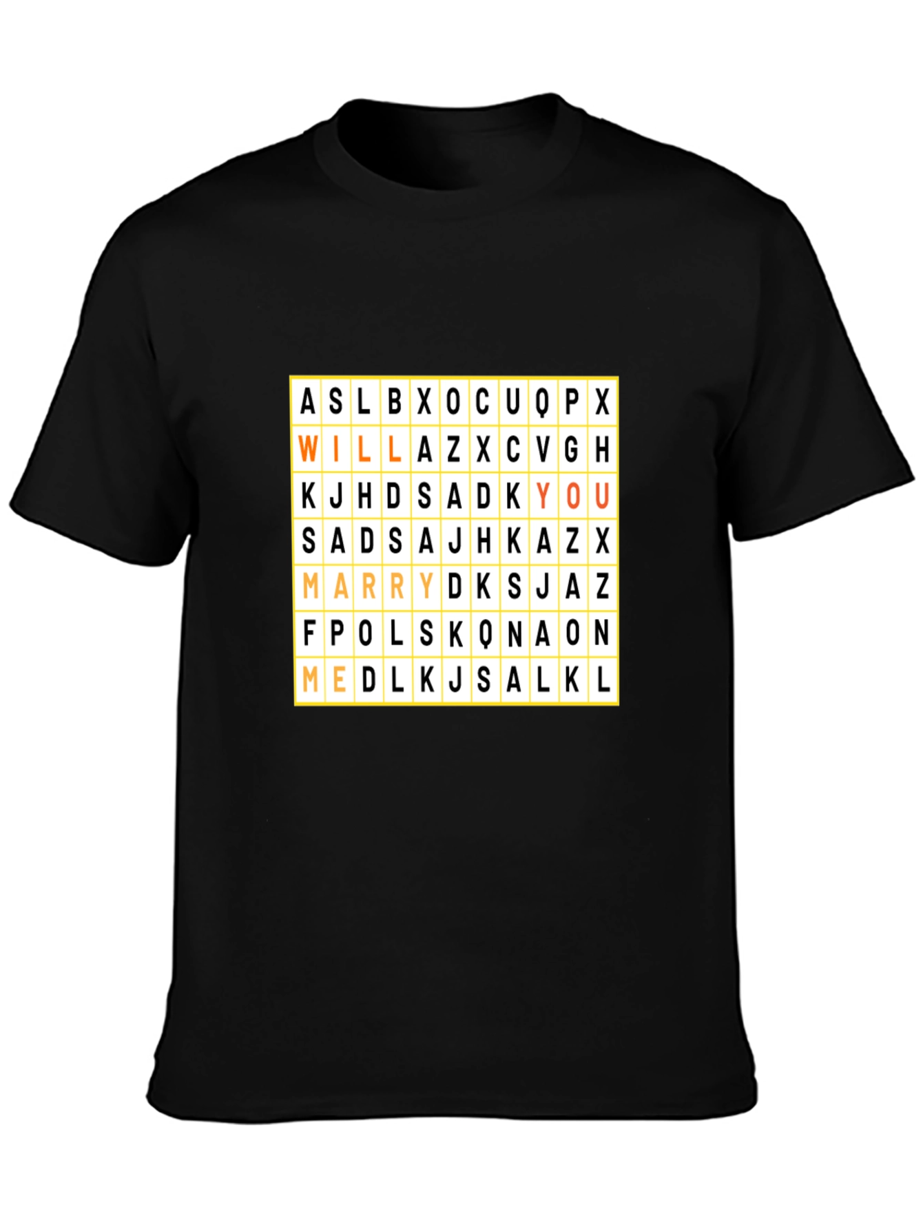 Will You Marry Me? Puzzle T-Shirt