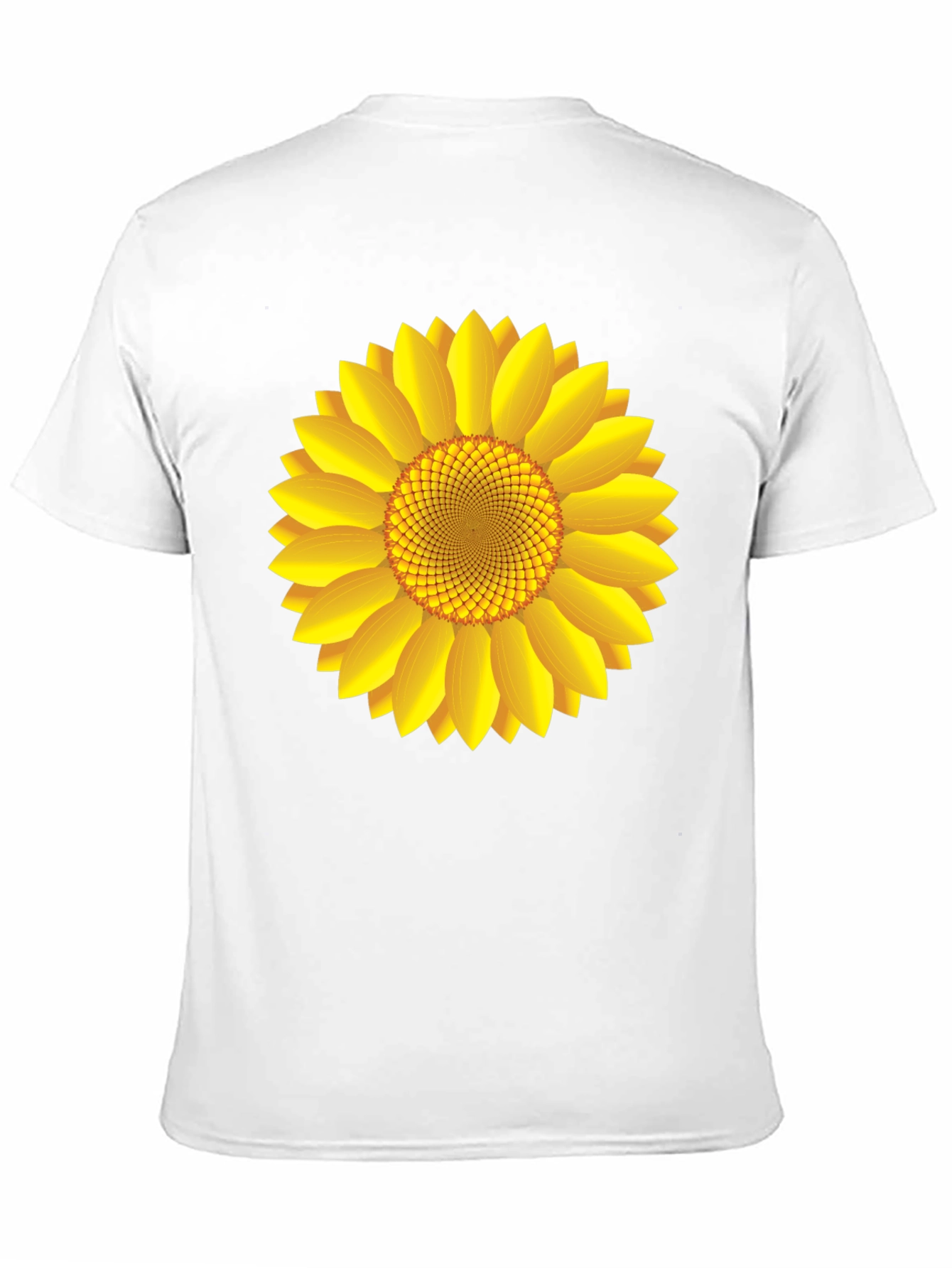 Sunflower Graphic Print Black T-Shirt