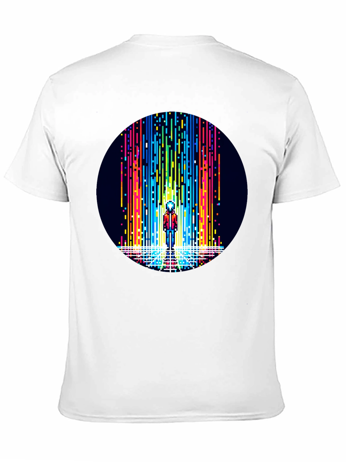 Pixel Art Rainbow Waterfall T-Shirt
