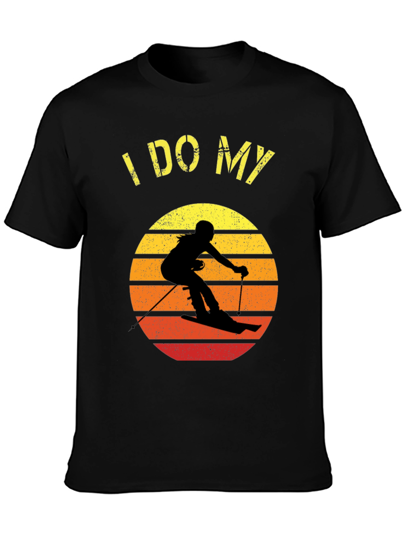 I DO MY Own Stunts Skiing Graphic Tee
