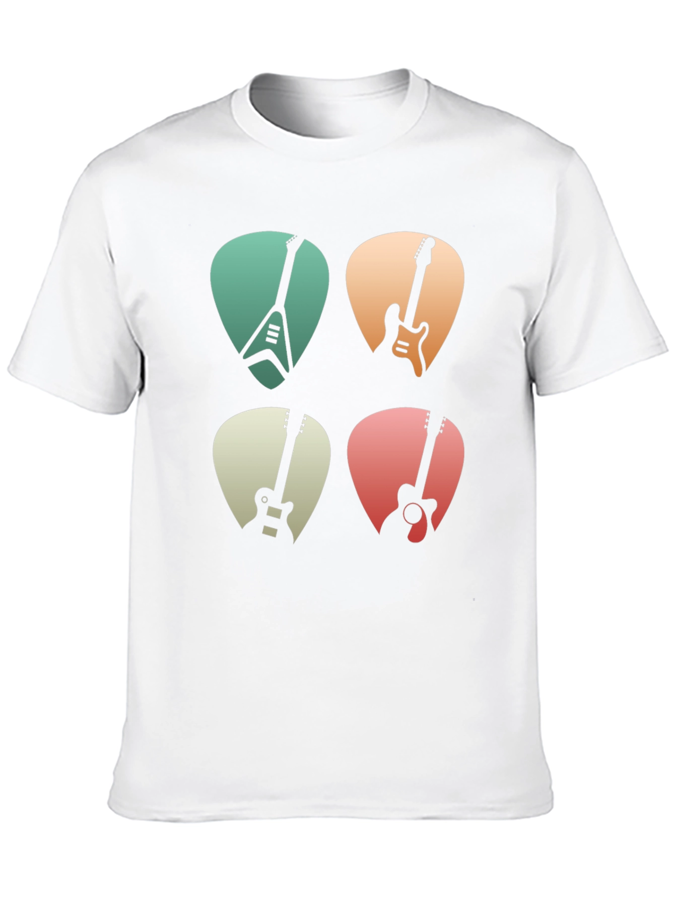 Guitar Pick T-Shirt Music Lover Tee