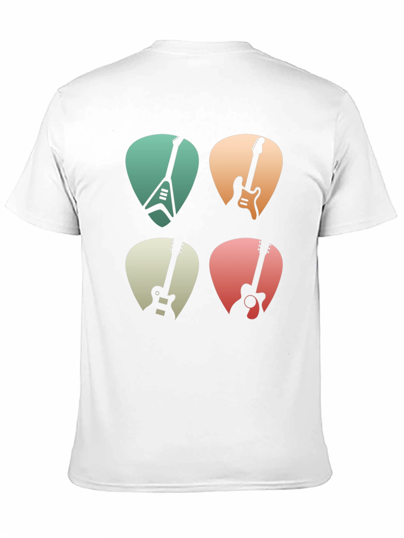 Guitar Pick T-Shirt Music Lover Tee