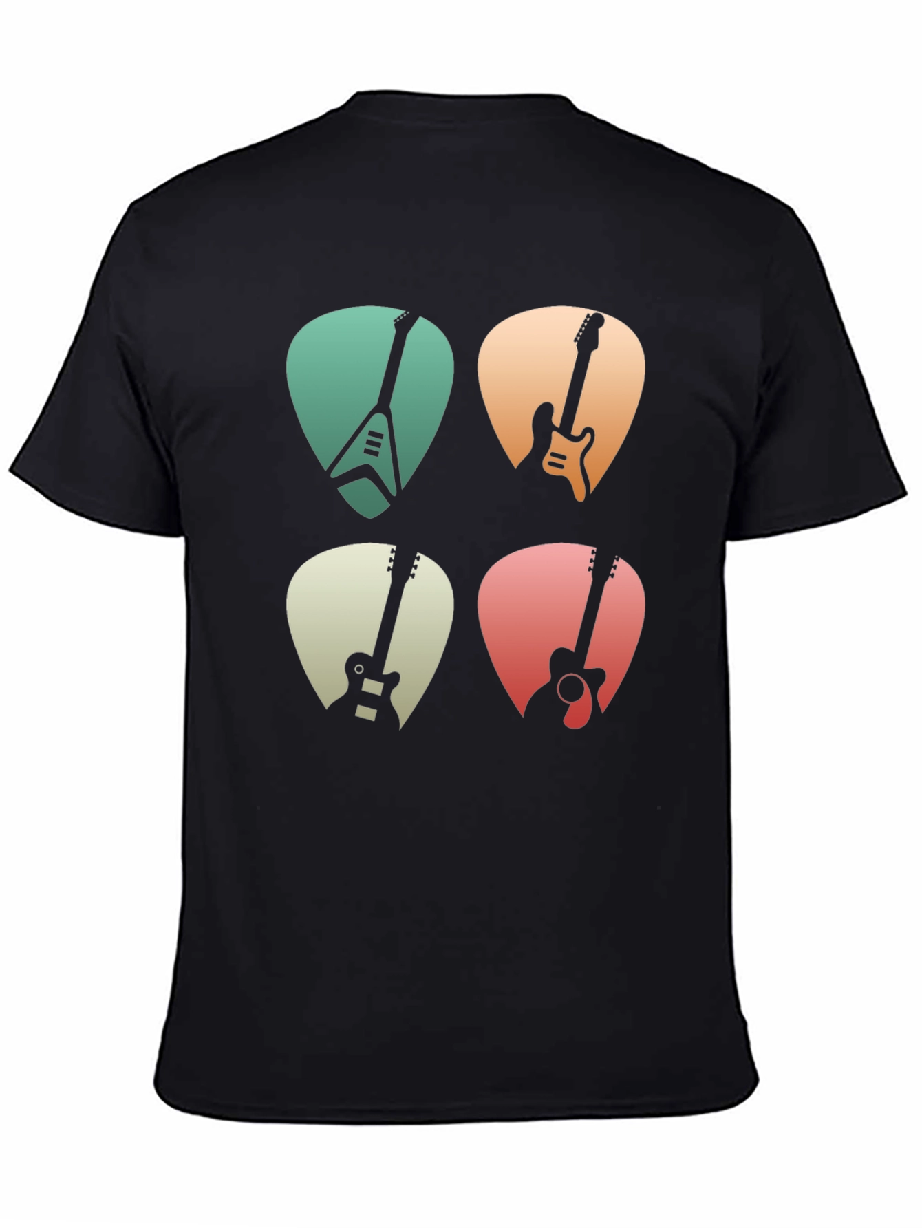 Guitar Pick T-Shirt Music Lover Tee
