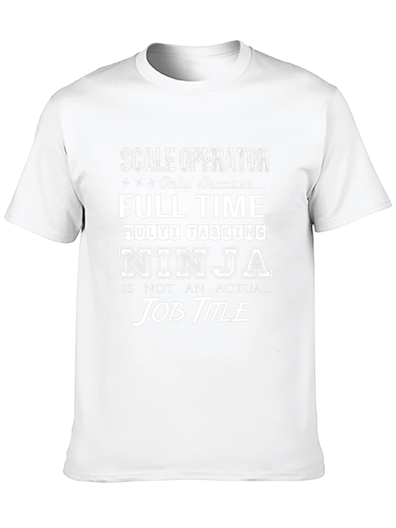Scale Operator Full Time Ninja T-Shirt