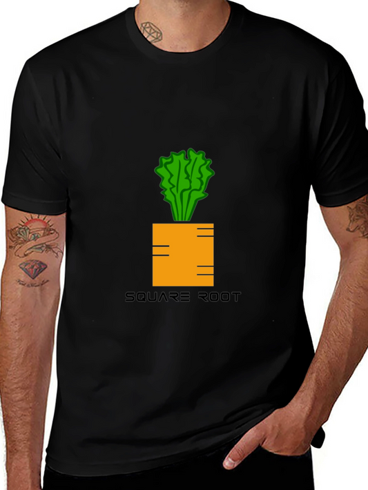 Square Root Graphic Tee - Funny Math & Gardening Shirt