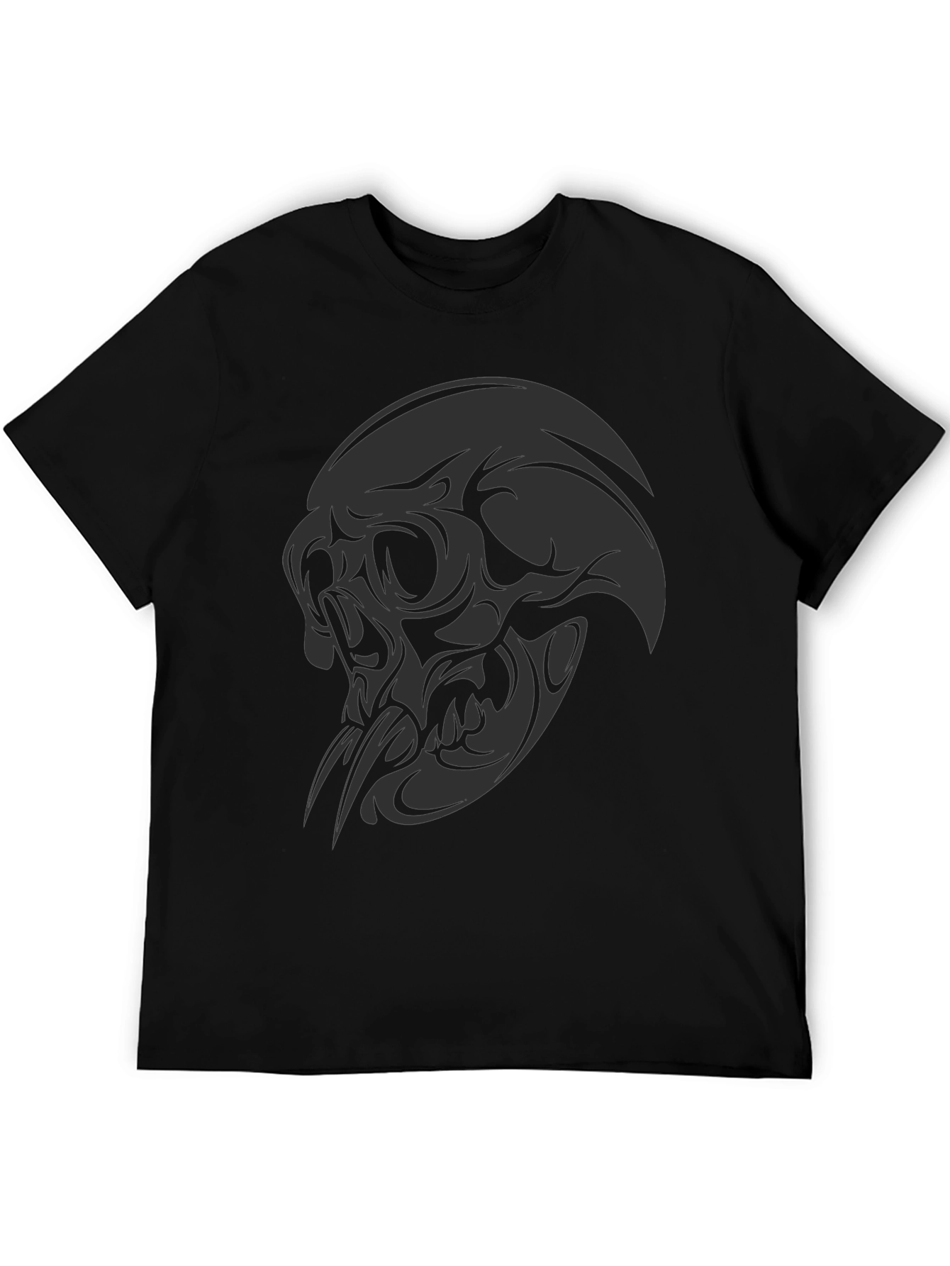 Skull Graphic Tee - Mens Black T-Shirt