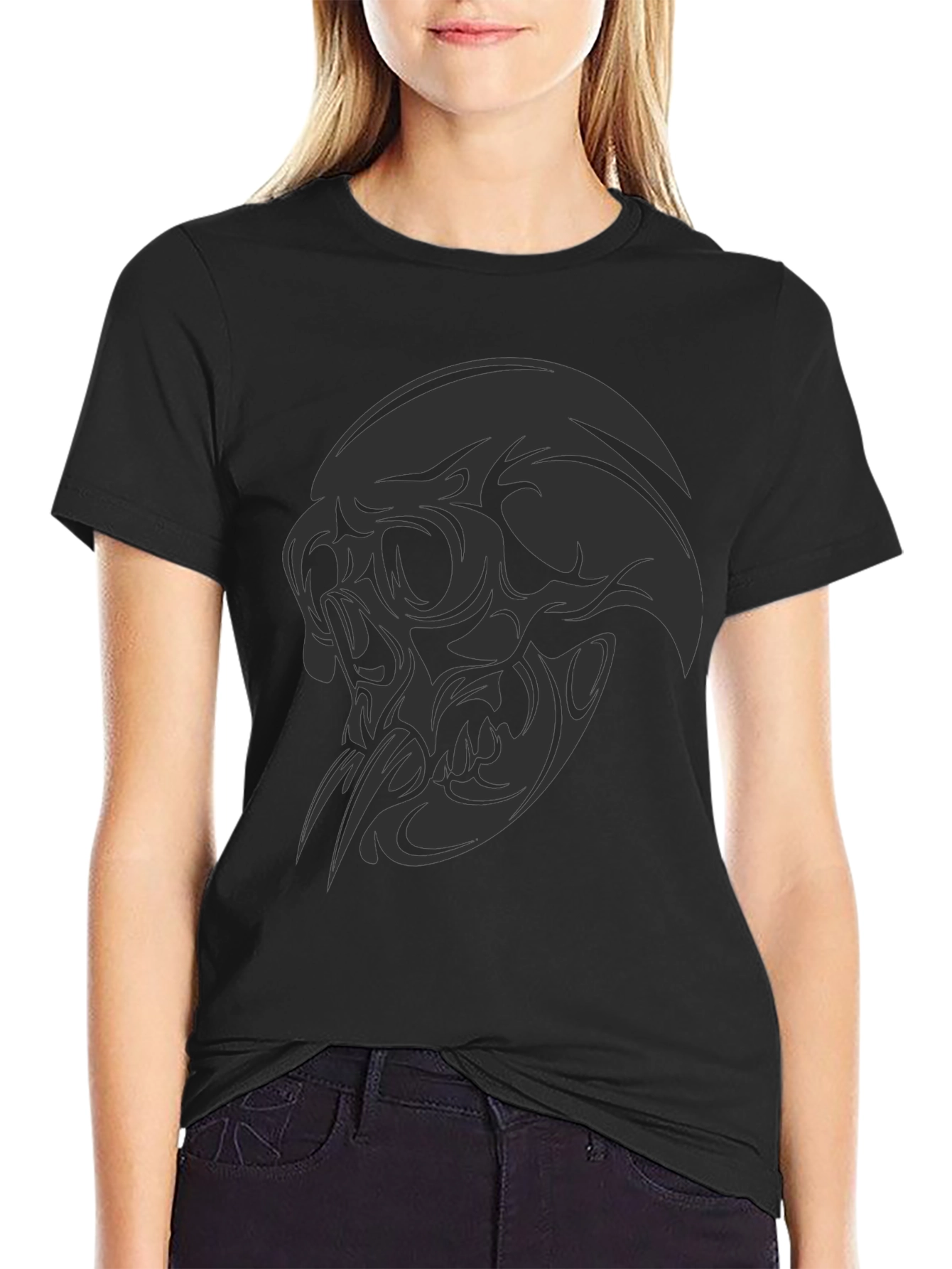 Skull Graphic Tee - Mens Black T-Shirt