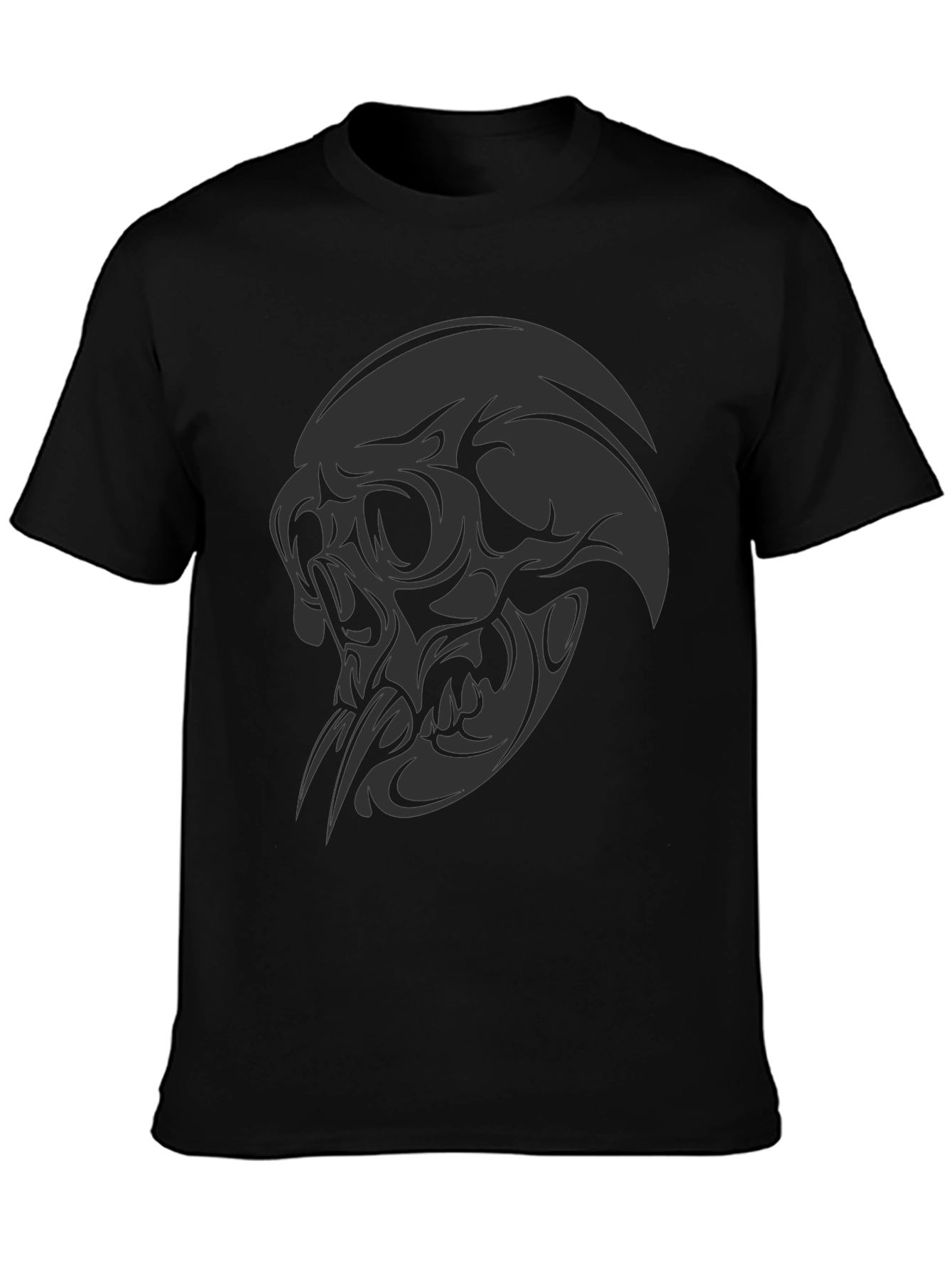 Skull Graphic Tee - Mens Black T-Shirt