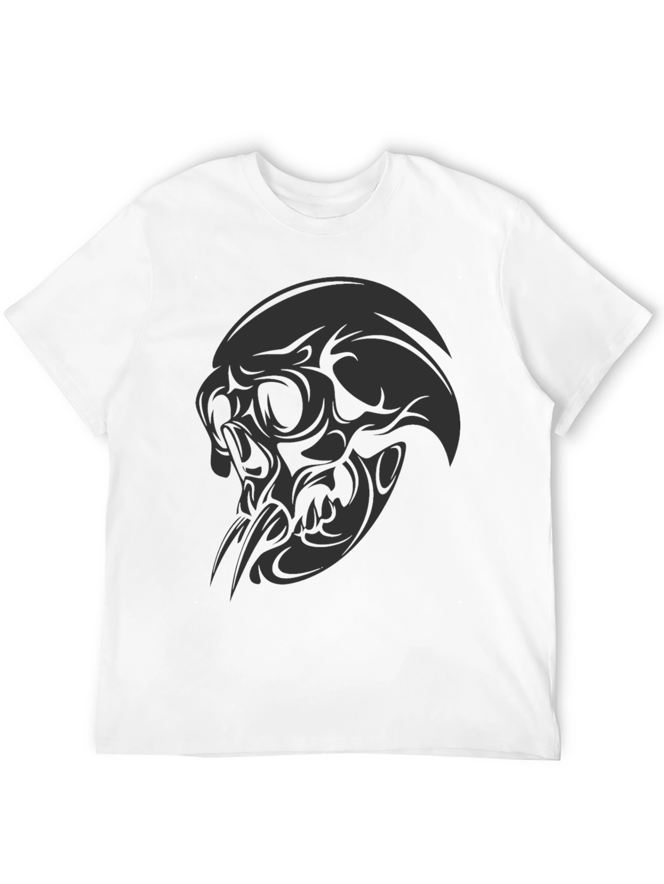 Skull Graphic Tee - Mens Black T-Shirt