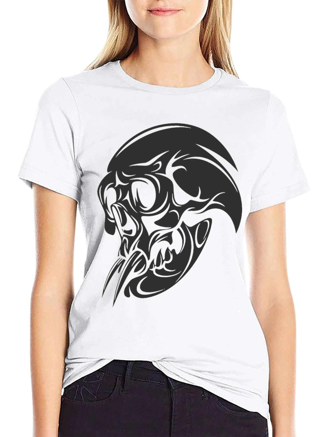 Skull Graphic Tee - Mens Black T-Shirt