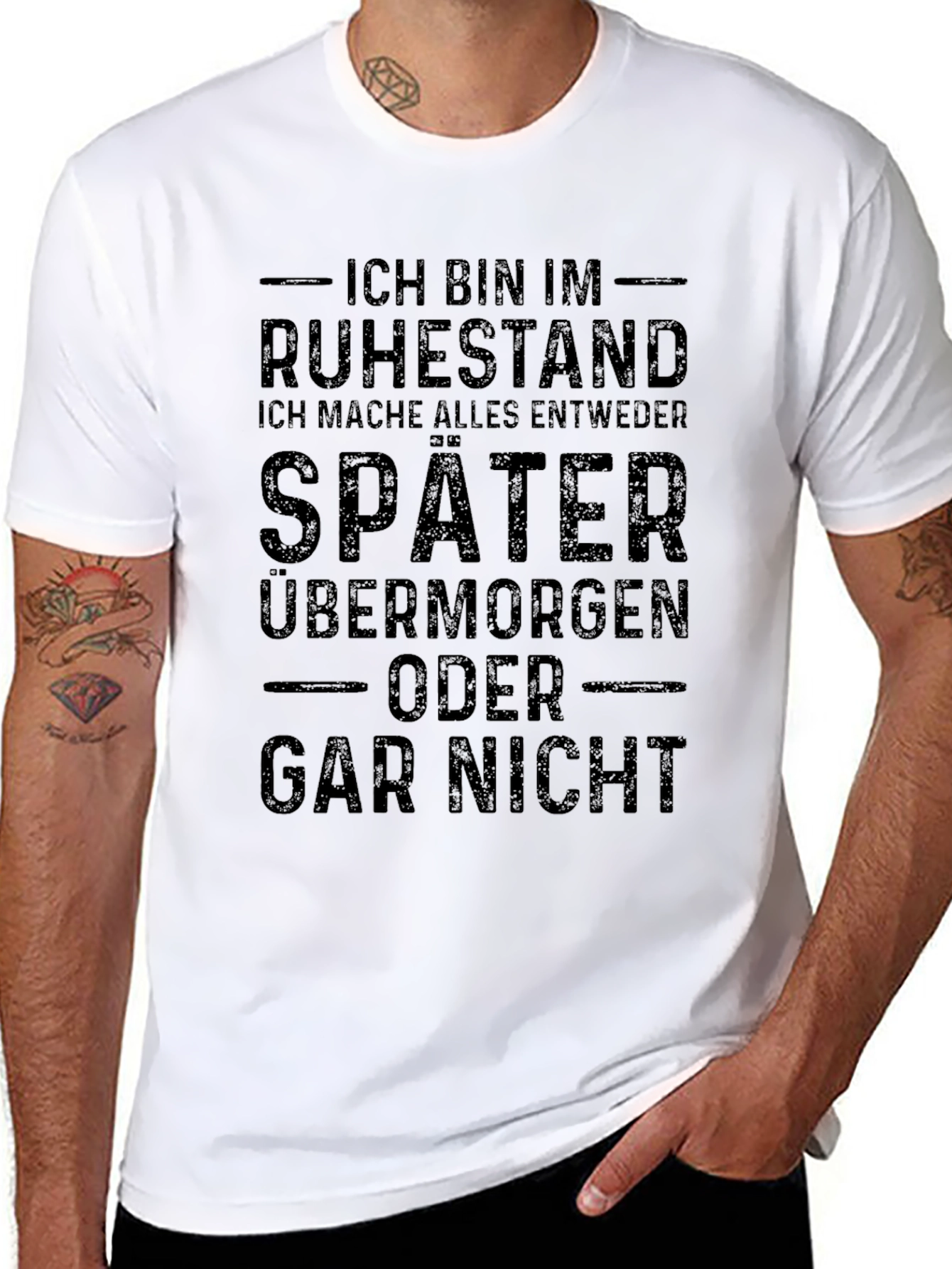 Ich Bin Im Ruhestand Mens T-Shirt