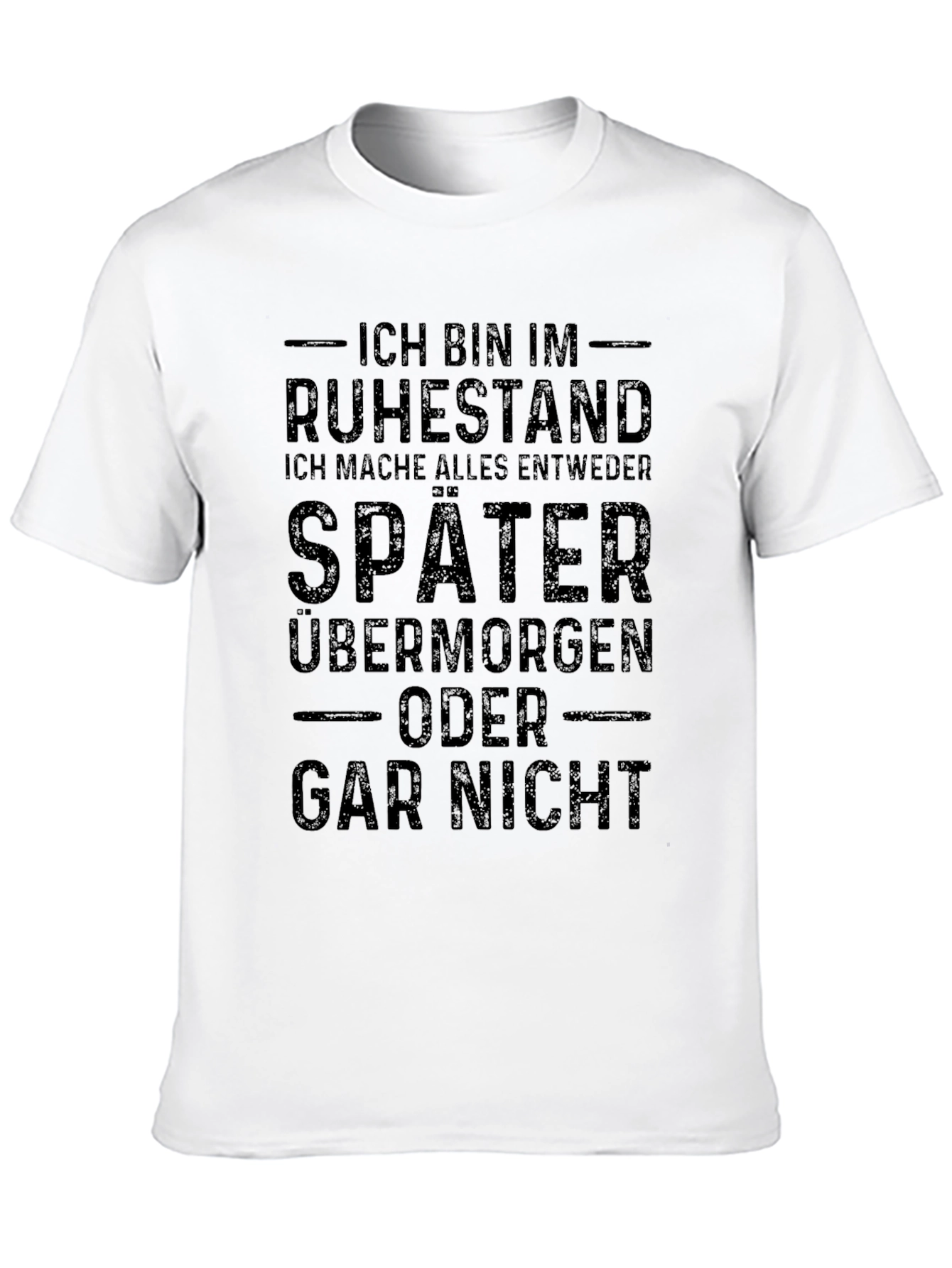 Ich Bin Im Ruhestand Mens T-Shirt