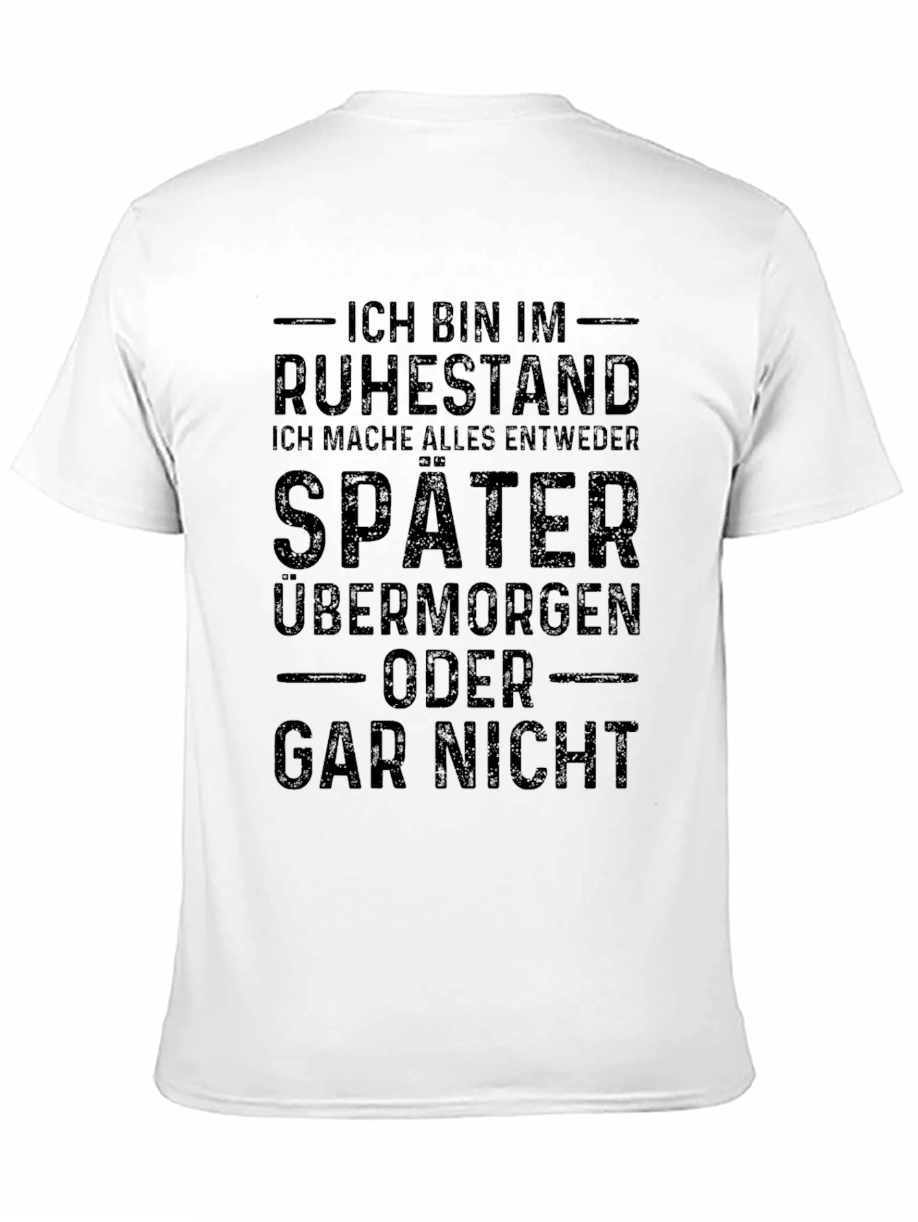 Ich Bin Im Ruhestand Mens T-Shirt
