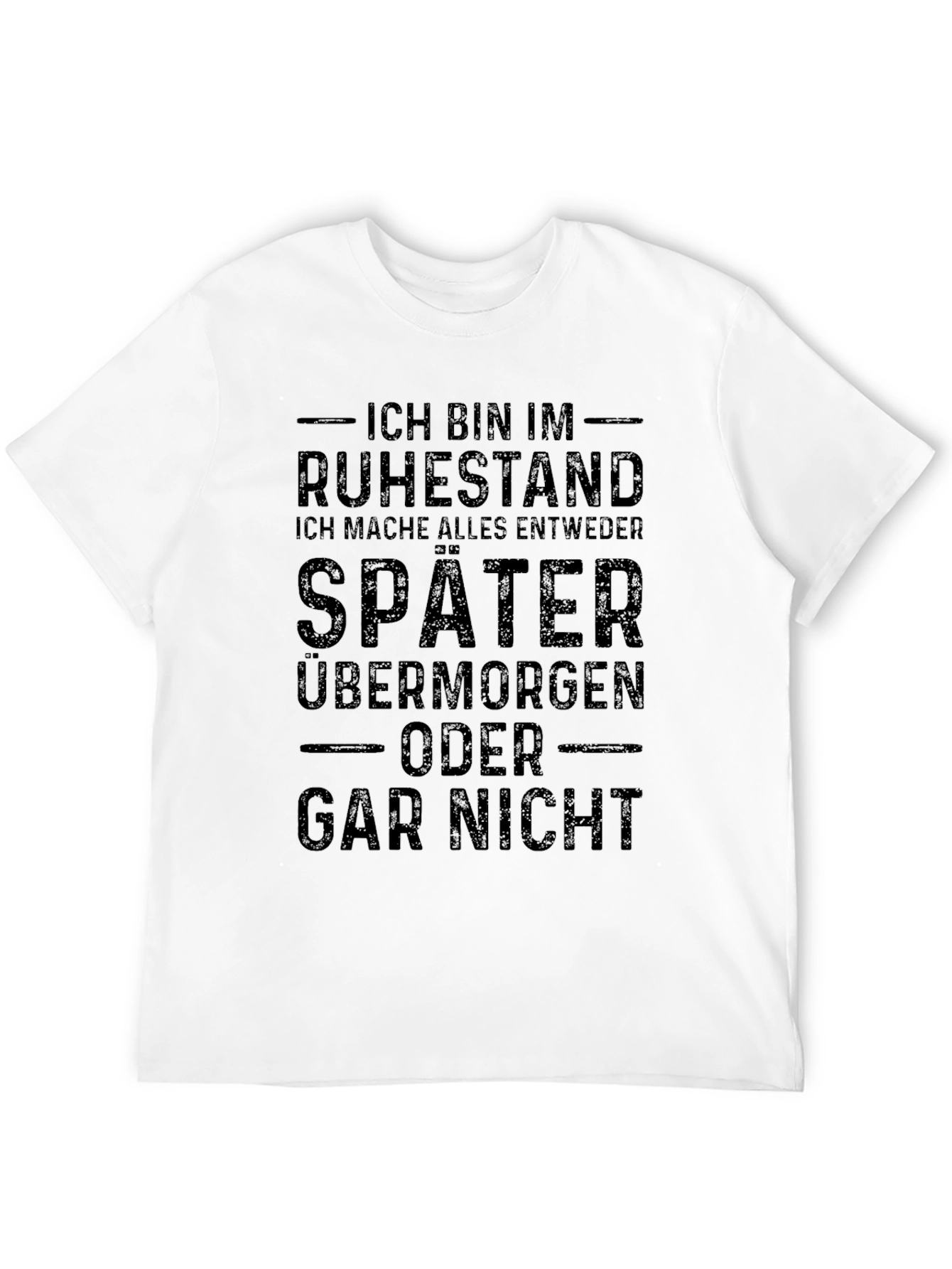 Ich Bin Im Ruhestand Mens T-Shirt