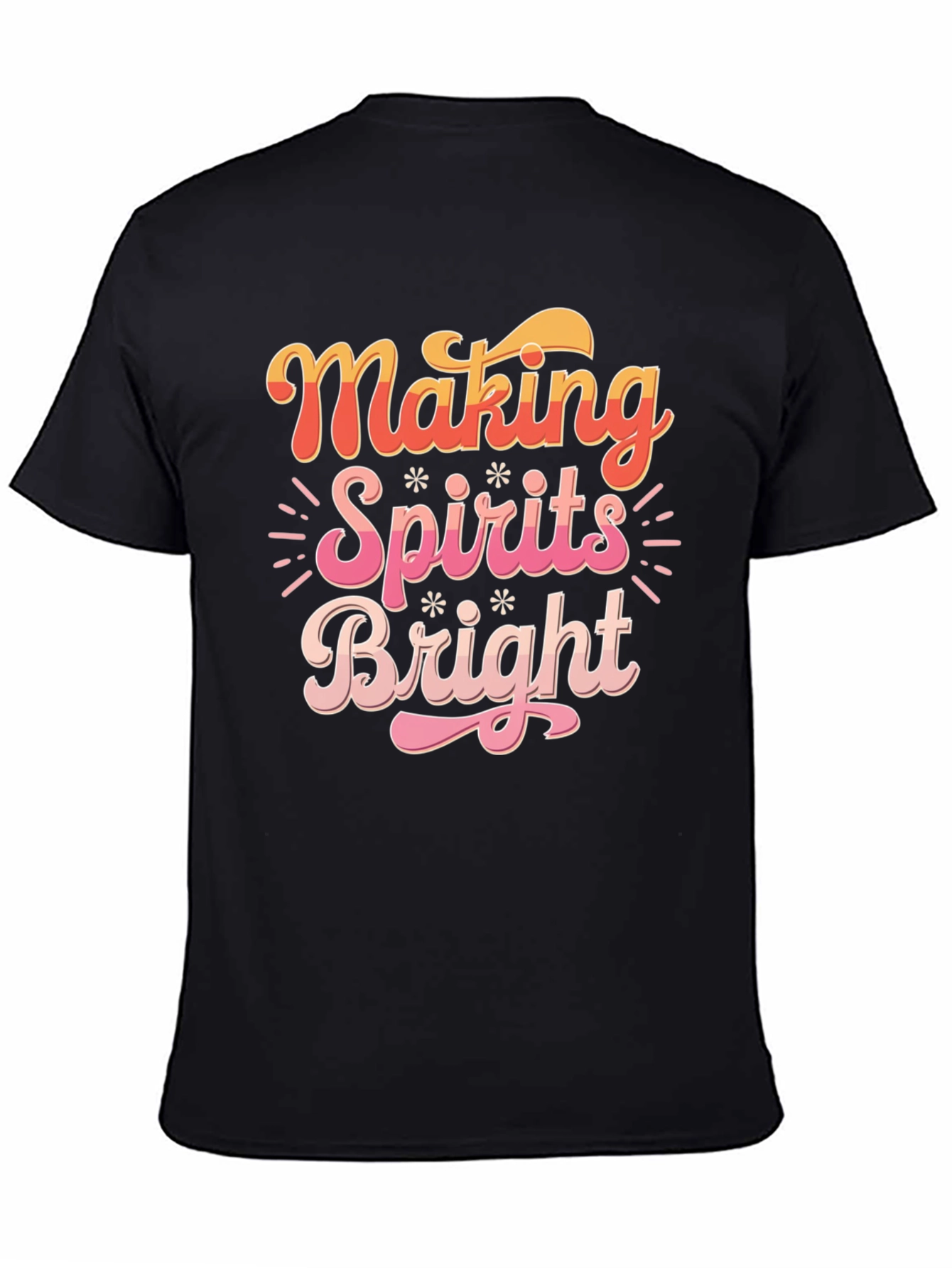 Making Spirits Bright Christmas Graphic Tee