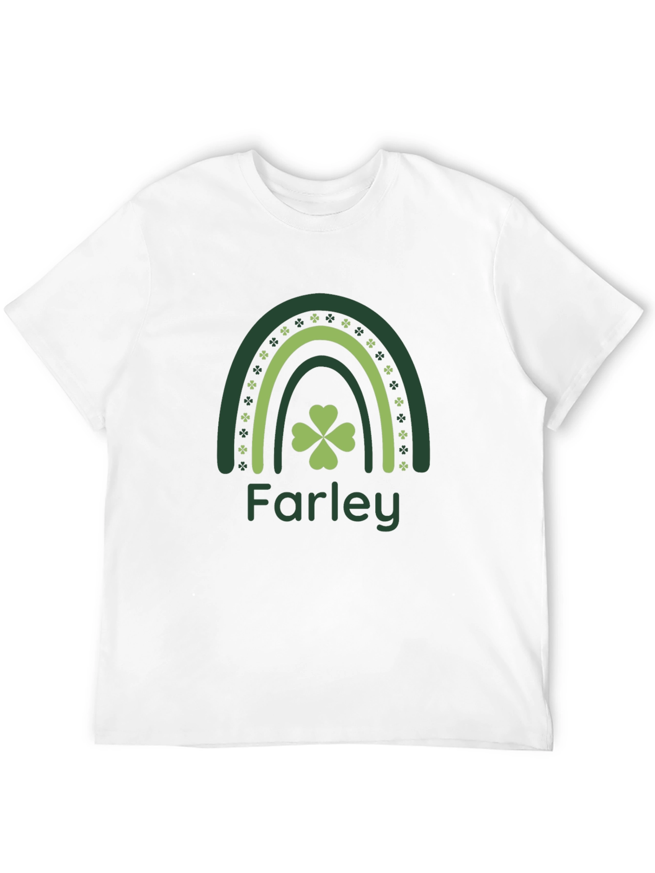 Farley St. Patricks Day Rainbow Shamrock T-Shirt