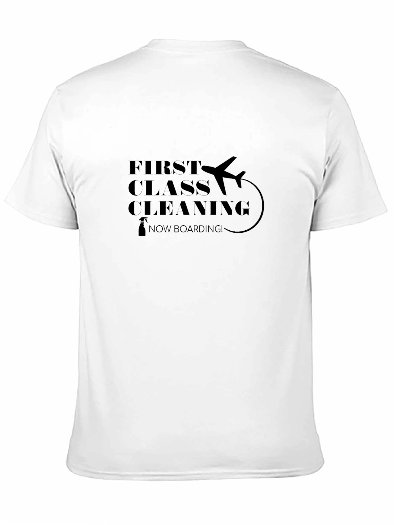 First Class Cleaning Black T-Shirt